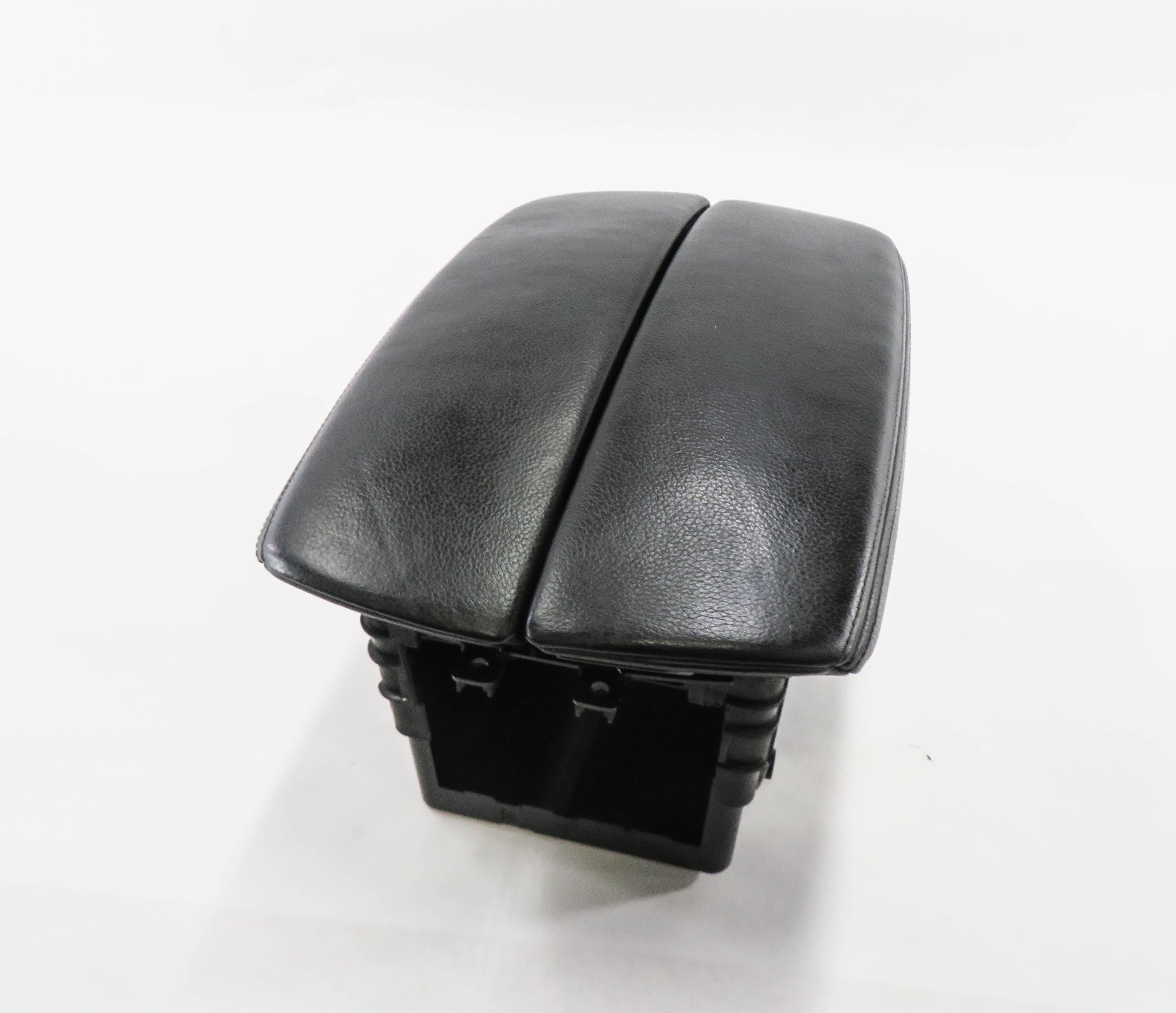 10-13 BMW X5 X5M (E70) FRONT CENTER CONSOLE STORAGE COMPARTMENT ARMREST (BLACK) — exact item pictured