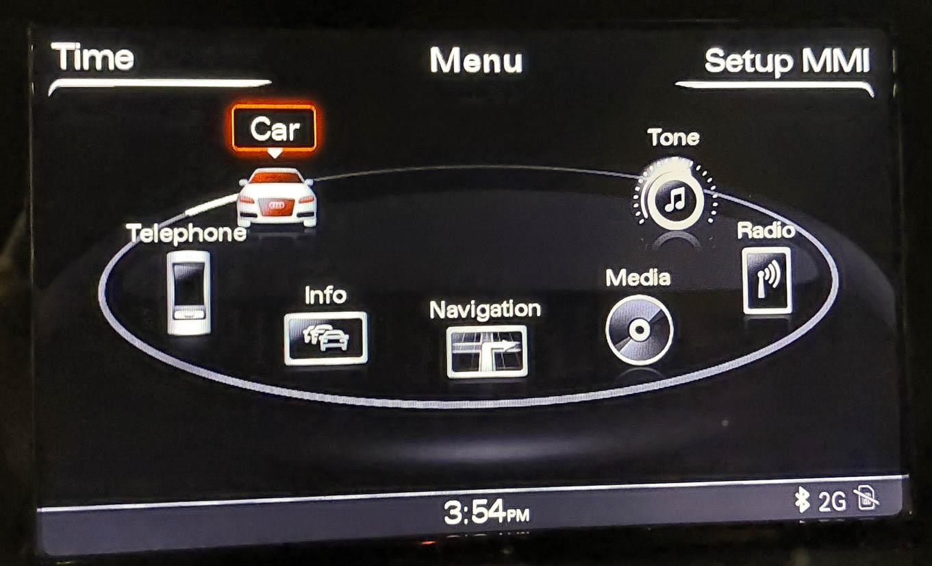 2013-2017 AUDI A5 S5 Q5 Q7 (4L B8 8T 8R) GPS NAVIGATION MEDIA DISPLAY SCREEN 7" — exact item pictured