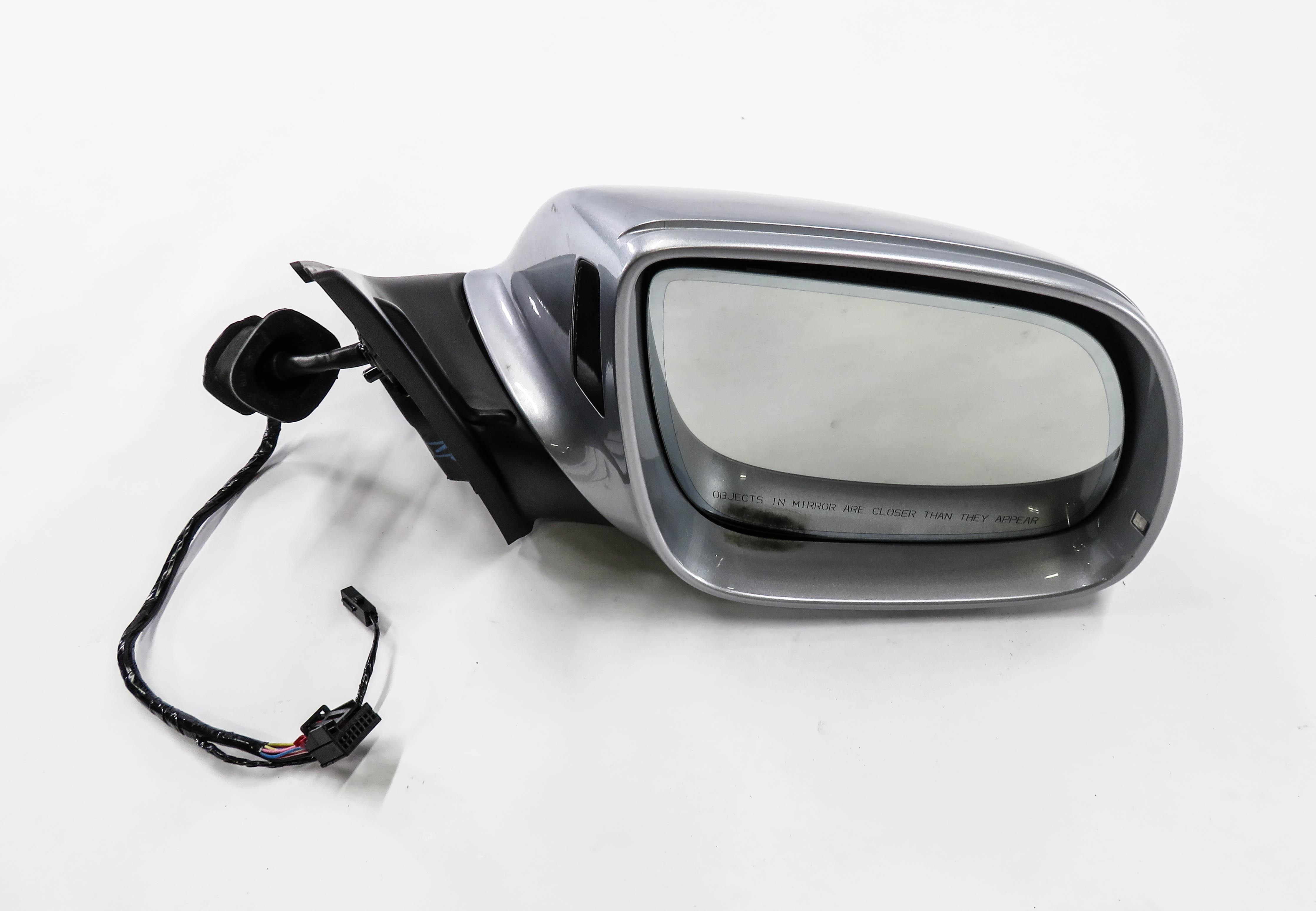 15-17 AUDI Q5 SQ5 (B8 8R) RIGHT - PFOLD AUTODIM BLIND SPOT DOOR MIRROR (SILVER) — exact item pictured