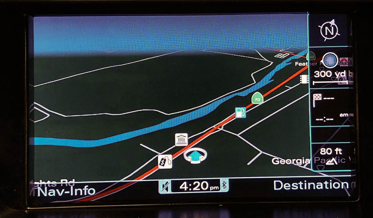 10-17 AUDI A4 S4 A5 Q5 Q7 (B8 8K 8T 8R 4L) GPS NAVIGATION MEDIA DISPLAY SCREEN — exact item pictured