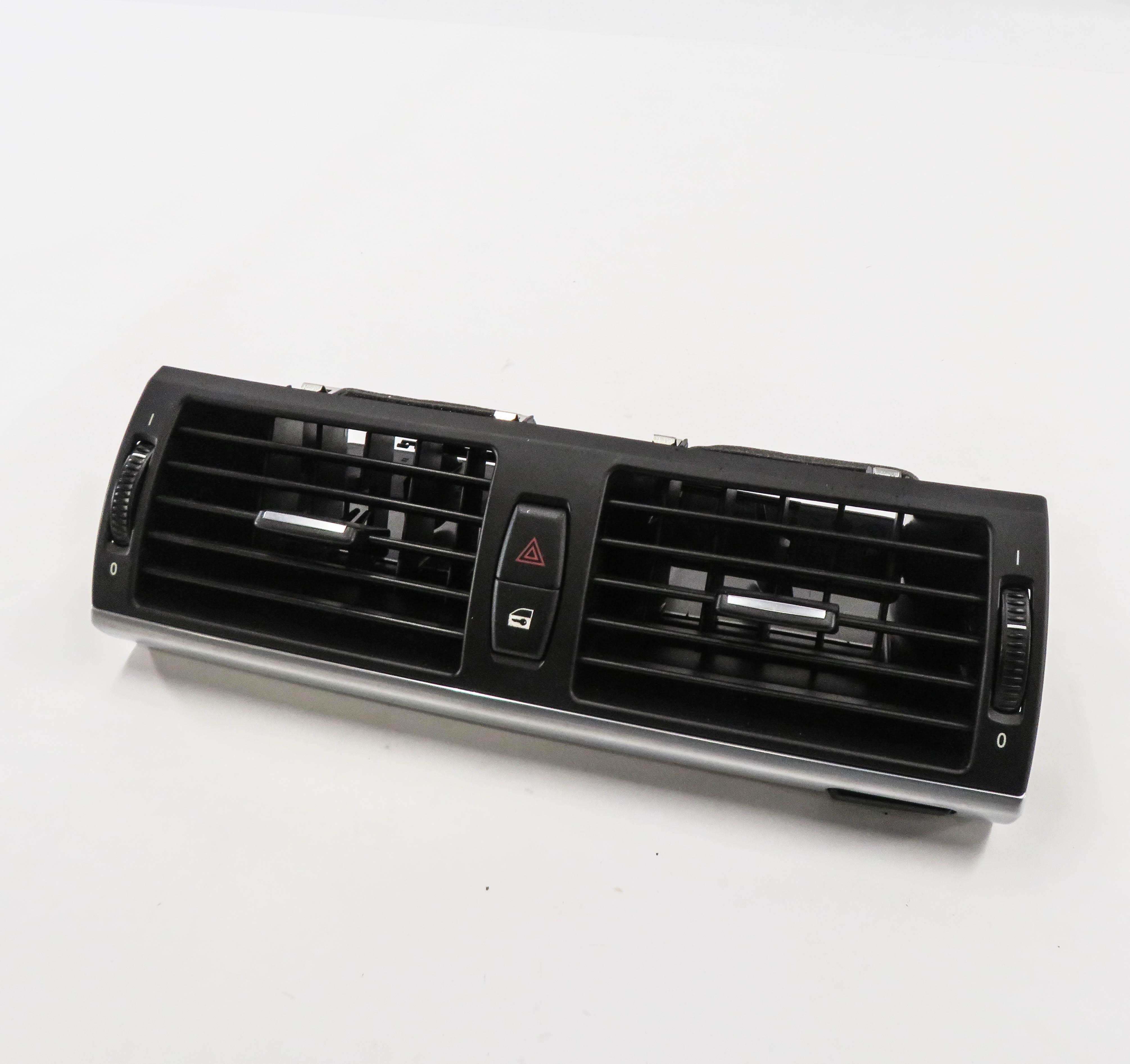 2012 BMW X5 (E70) CENTER DASH HEATER A/C AIR VENT w/ HAZARD & LOCK SWITCH — exact item pictured