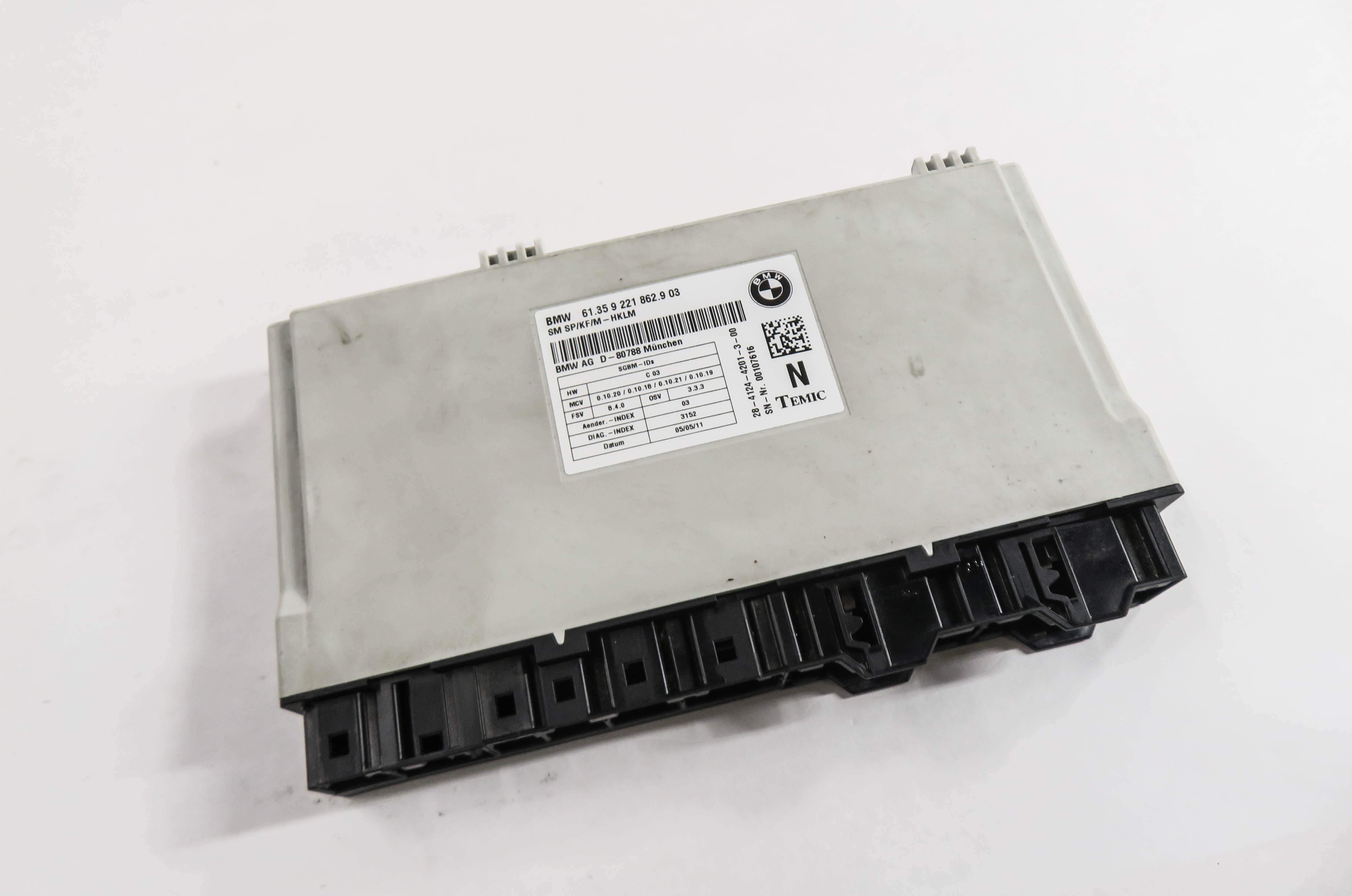 2011-2014 BMW X5 X5M X6 X6M (E70 E71) RIGHT FRONT PASSENGER SEAT CONTROL MODULE — exact item pictured