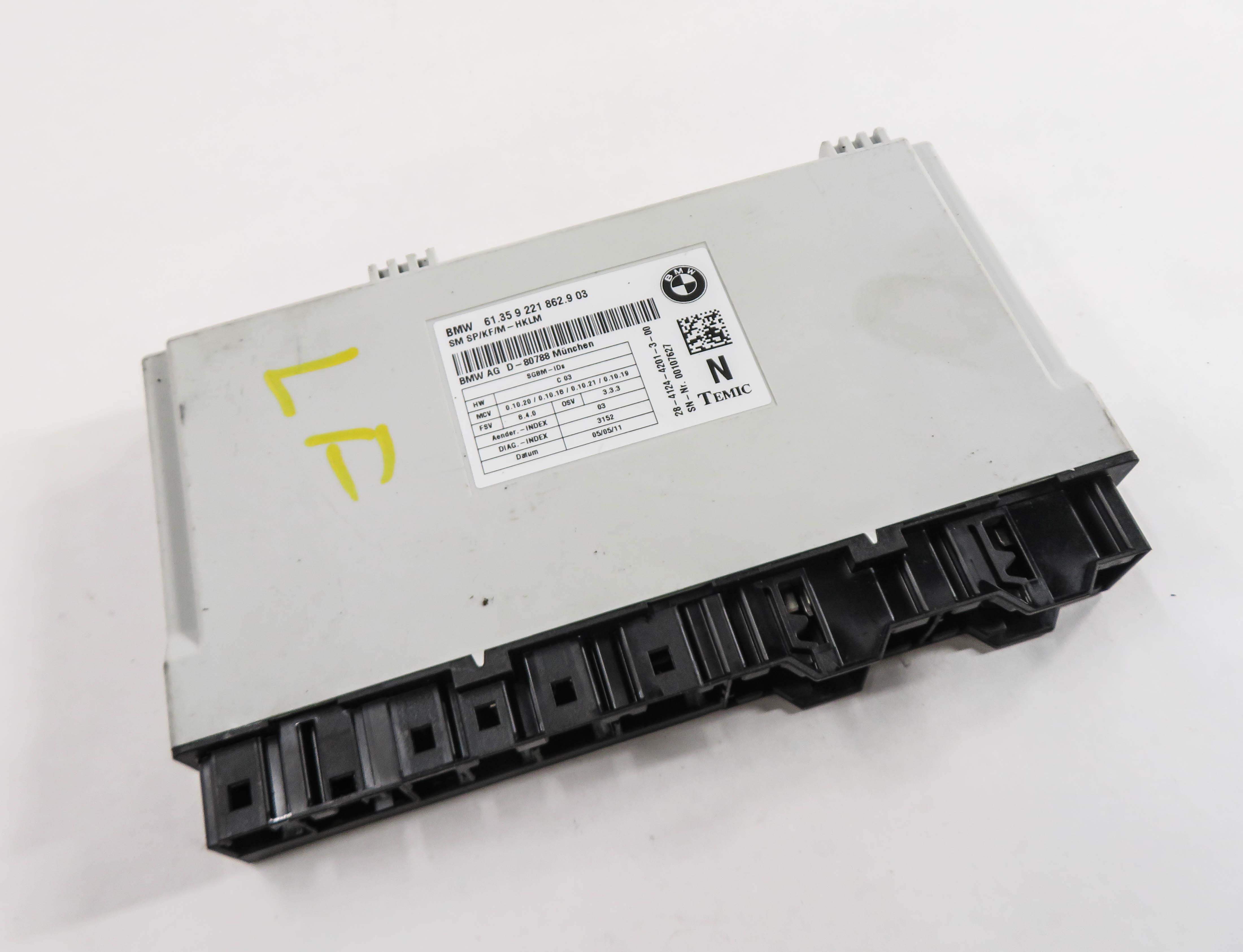 2011-2014 BMW X5 X5M X6 X6M (E70 E71) LEFT FRONT DRIVER SEAT CONTROL MODULE — exact item pictured