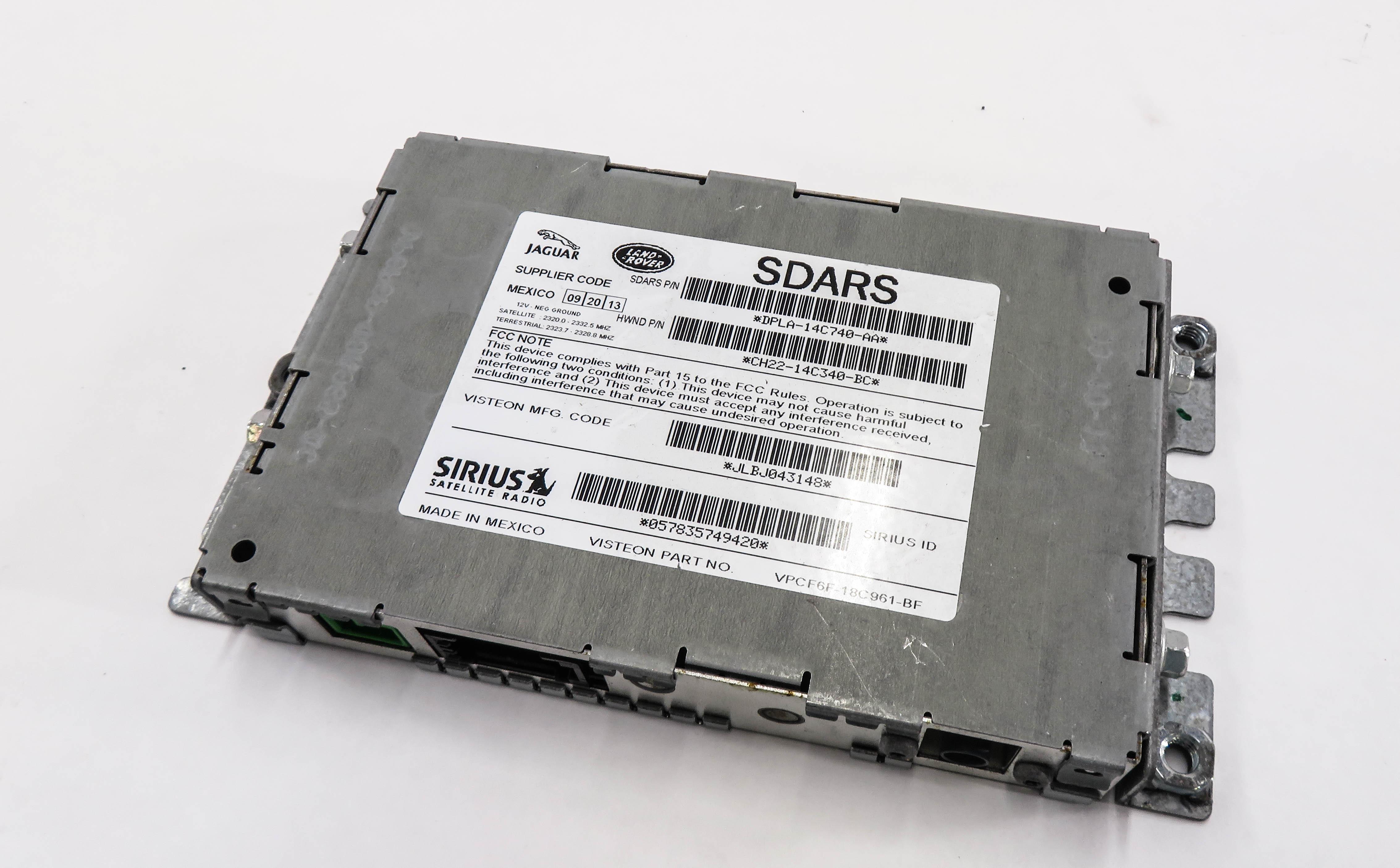 13-19 DISCOVERY SPORT LR4 RANGE ROVER SPORT EVOQUE - SIRIUS SATELLITE RECEIVER — exact item pictured