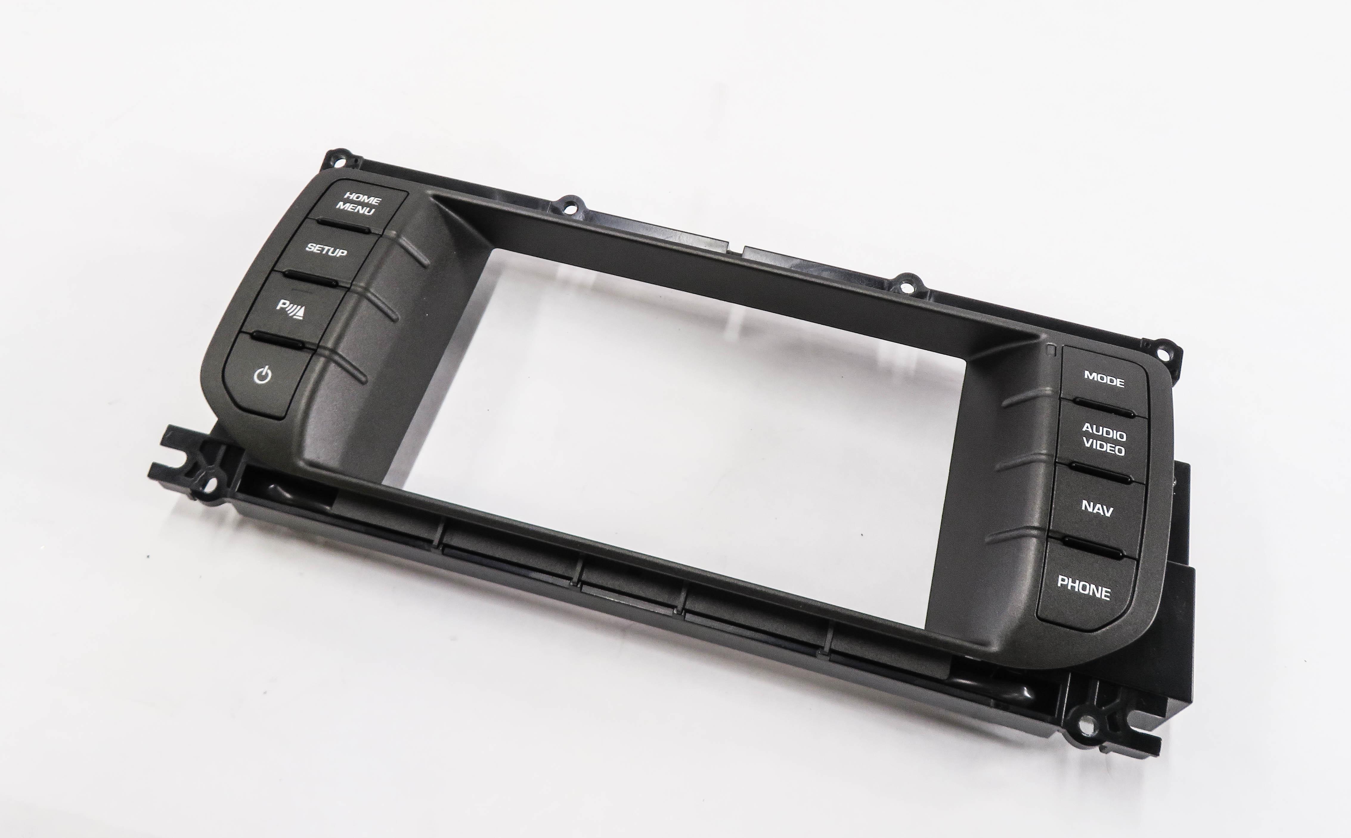 2014 RANGE ROVER EVOQUE (L538) MEDIA NAVIGATION PDC SWITCH BUTTON SCREEN TRIM — exact item pictured