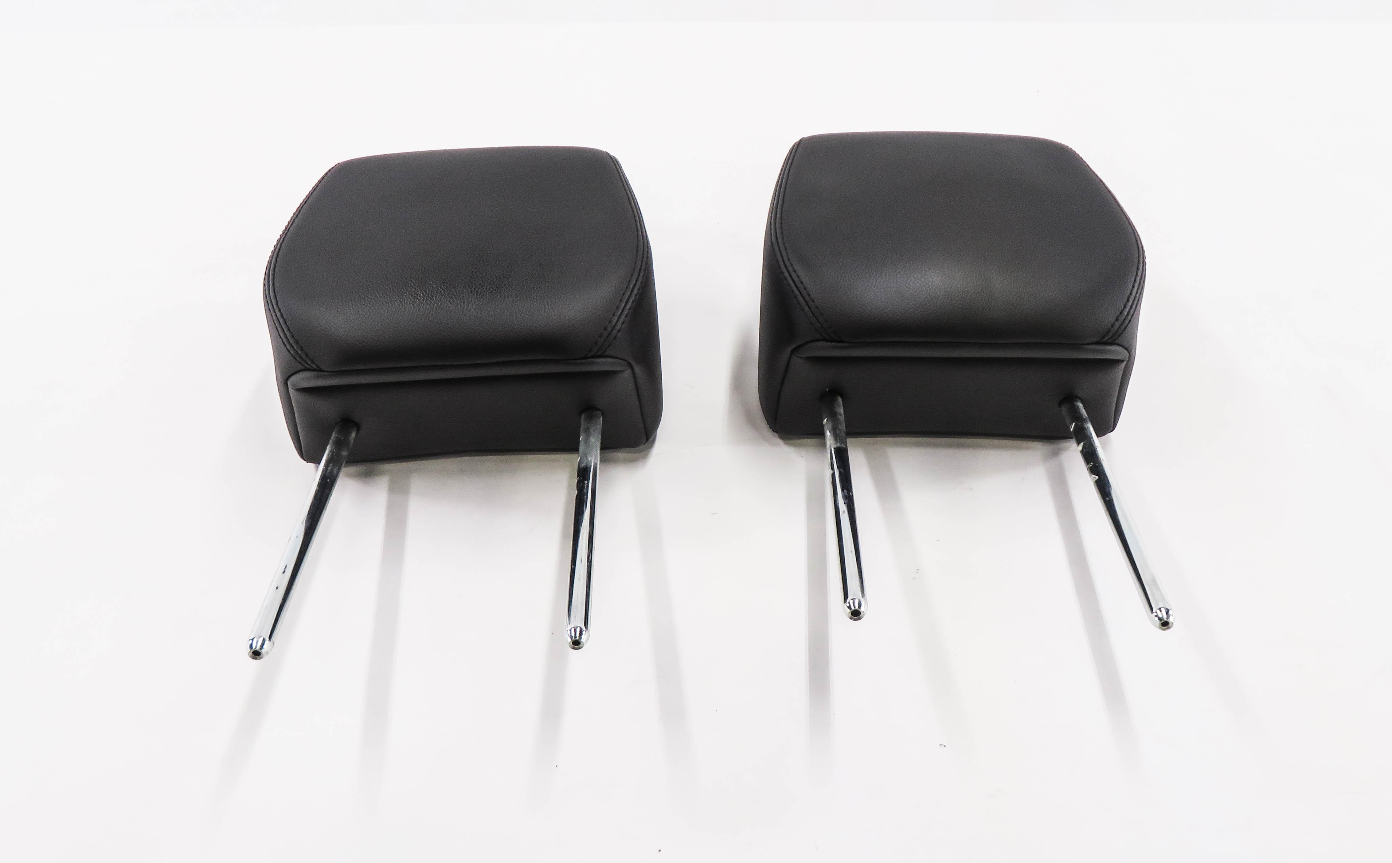2014 RANGE ROVER EVOQUE (L538) FRONT LEFT & RIGHT SEAT HEADREST SET-2 (BLACK) — exact item pictured