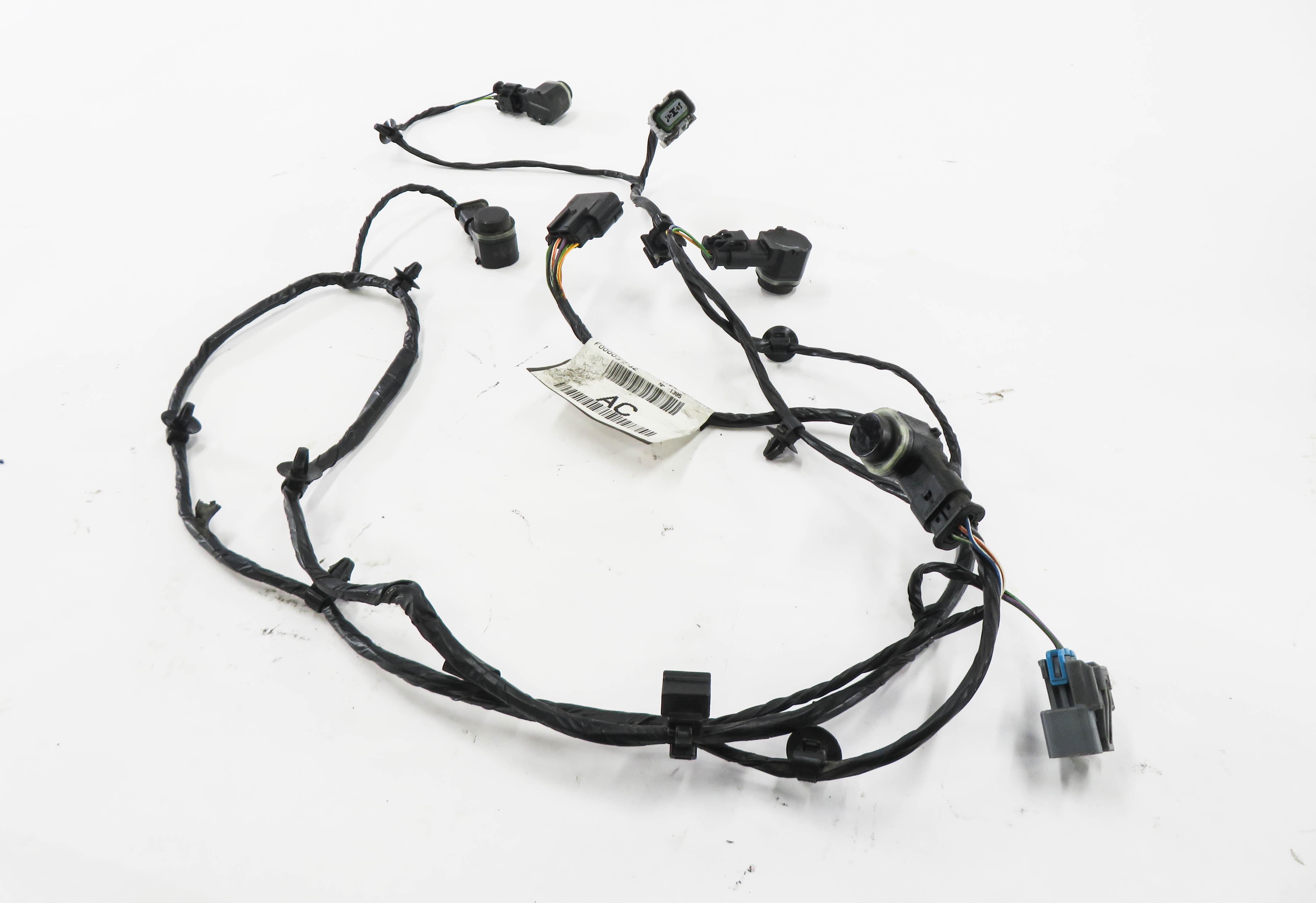 2014 RANGE ROVER EVOQUE (L538) REAR PDC PARK SENSOR SET w/ HARNESS (BLACK) — exact item pictured