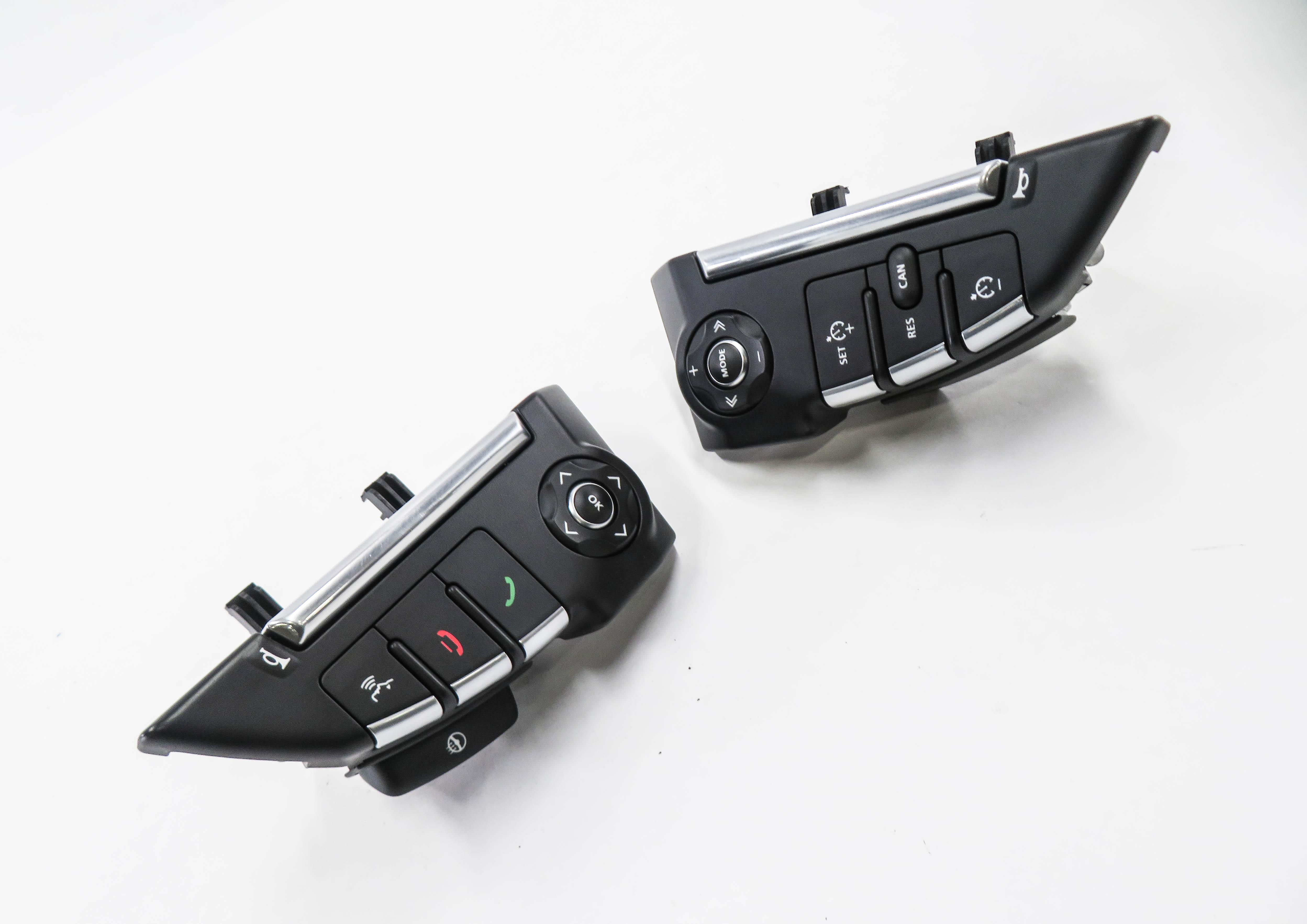 2012 RANGE ROVER SPORT (L320) LEFT & RIGHT STEERING WHEEL SWITCH BUTTON SET-2 — exact item pictured