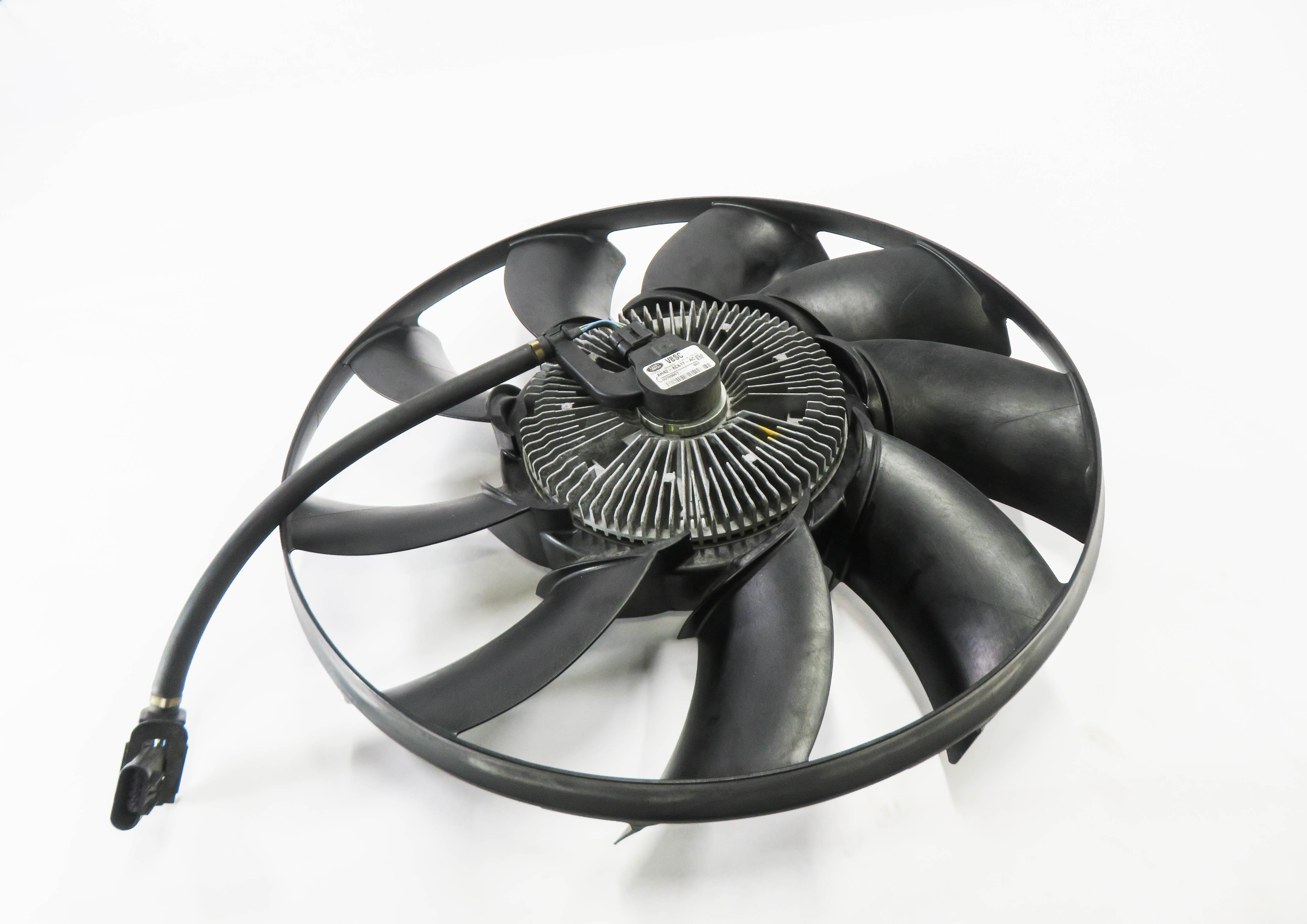 2010-2018 RANGE ROVER SPORT LR4 - 3.0L / 5.0L SUPERCHARGED ENGINE COOLING FAN — exact item pictured