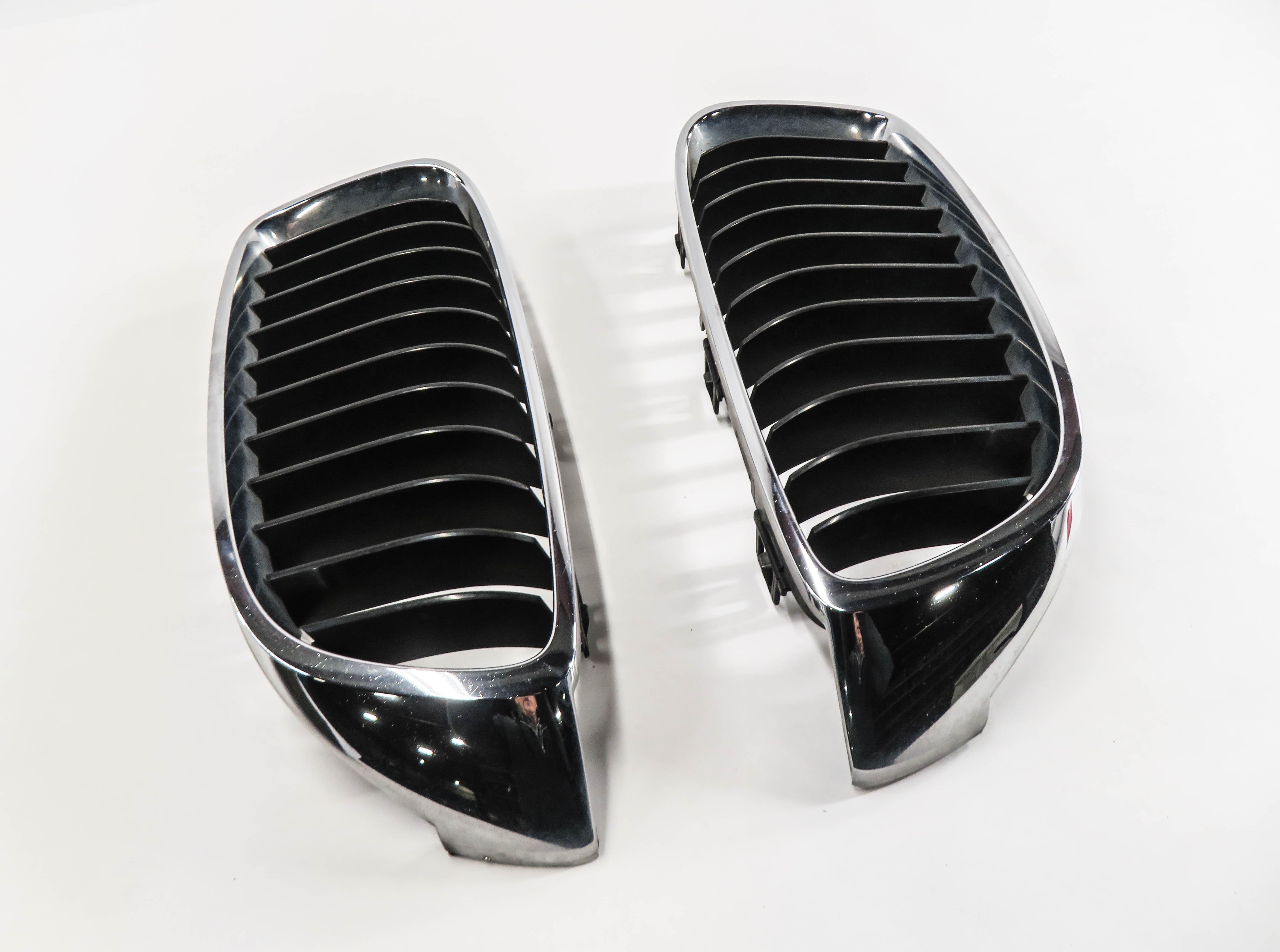 2014-2017 BMW 428i 430i 435i 440i (F32) FRONT LEFT & RIGHT HOOD VENT GRILLE SET — exact item pictured