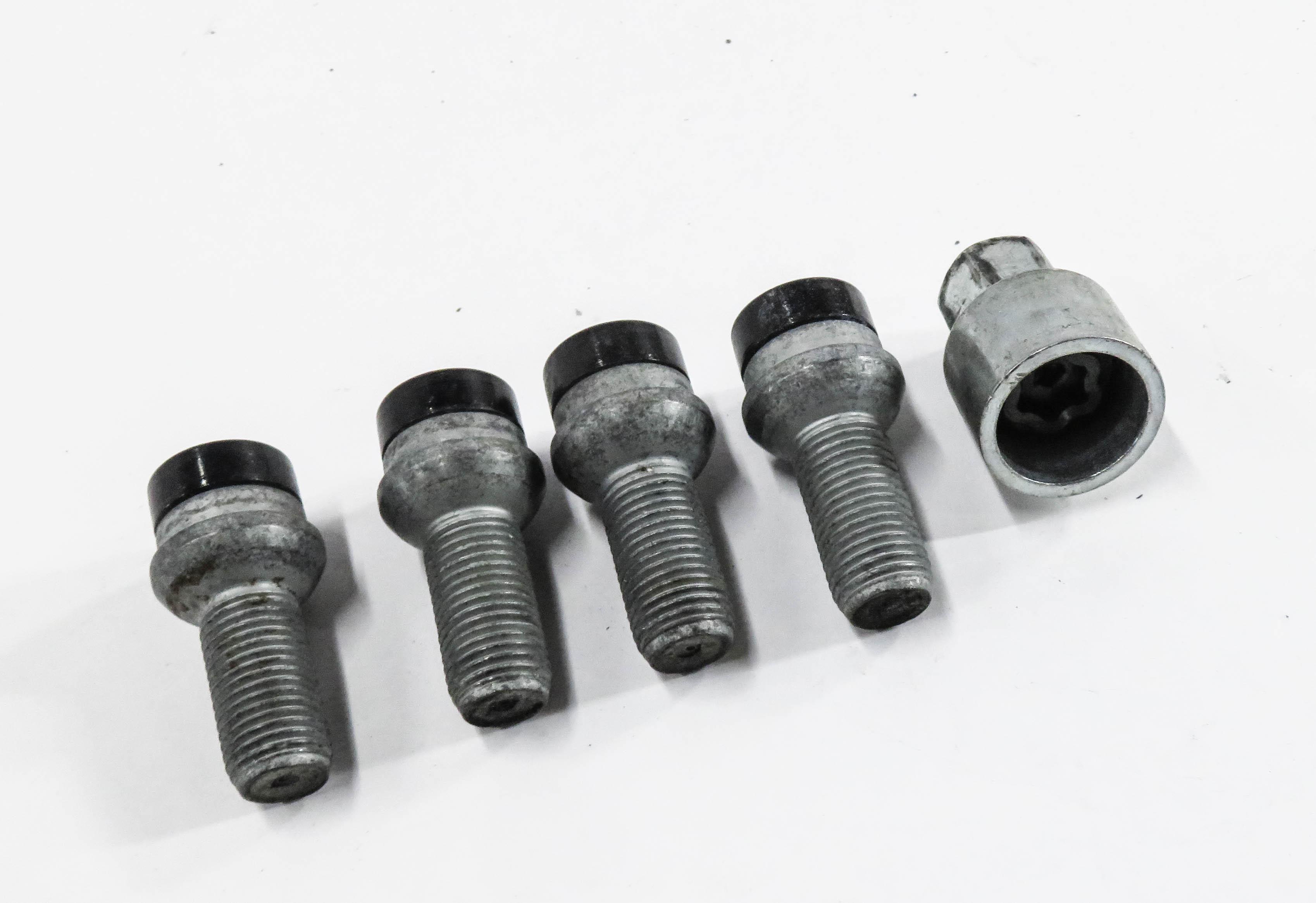 2016 AUDI A5 (B8 8T) LOCKING LUG NUT WHEEL BOLT SET w/ KEY — exact item pictured