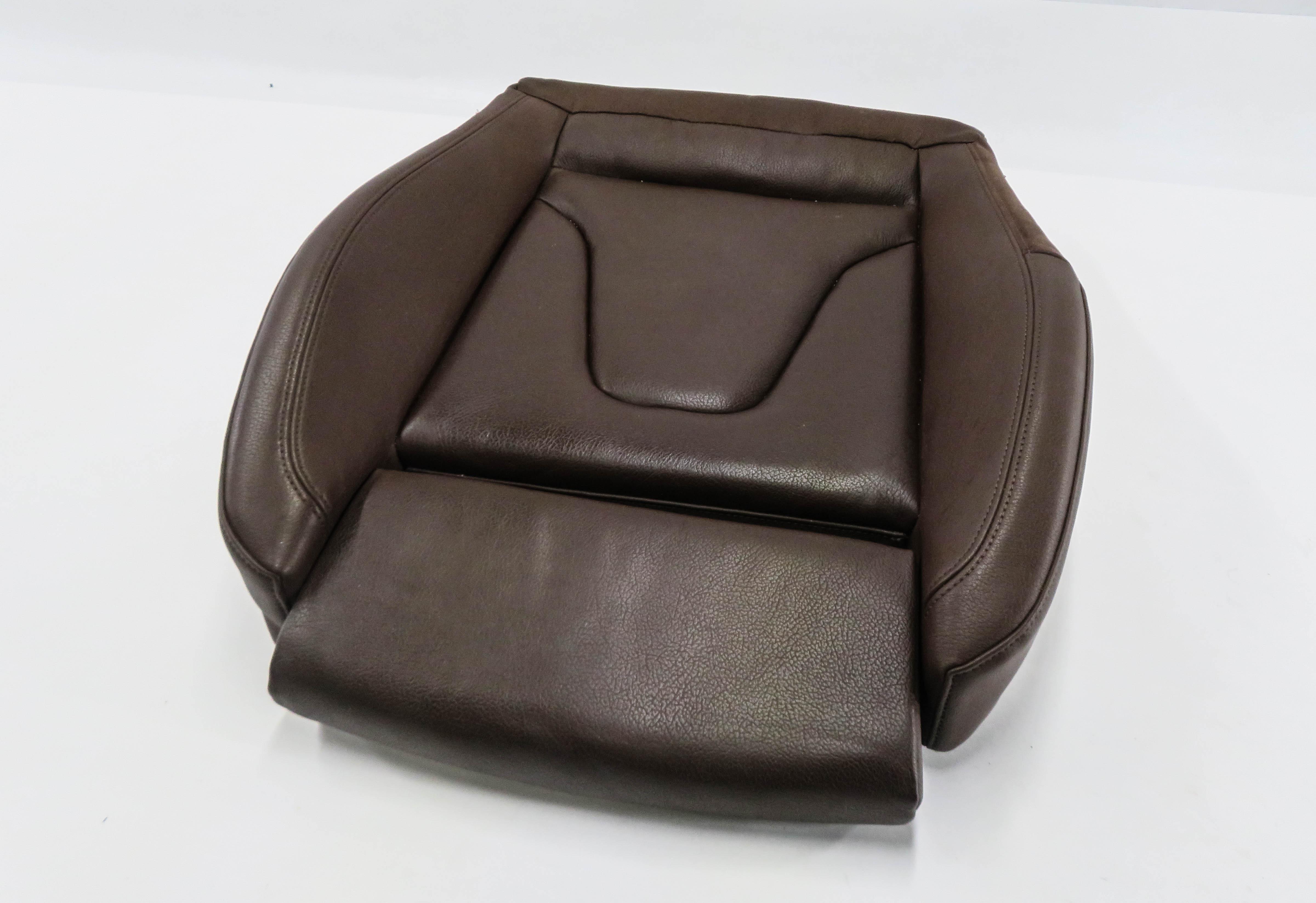 2016 AUDI A5 (B8 8T) PASSENGER - LOWER BOTTOM HEATED SPORT SEAT CUSHION (BROWN) — exact item pictured