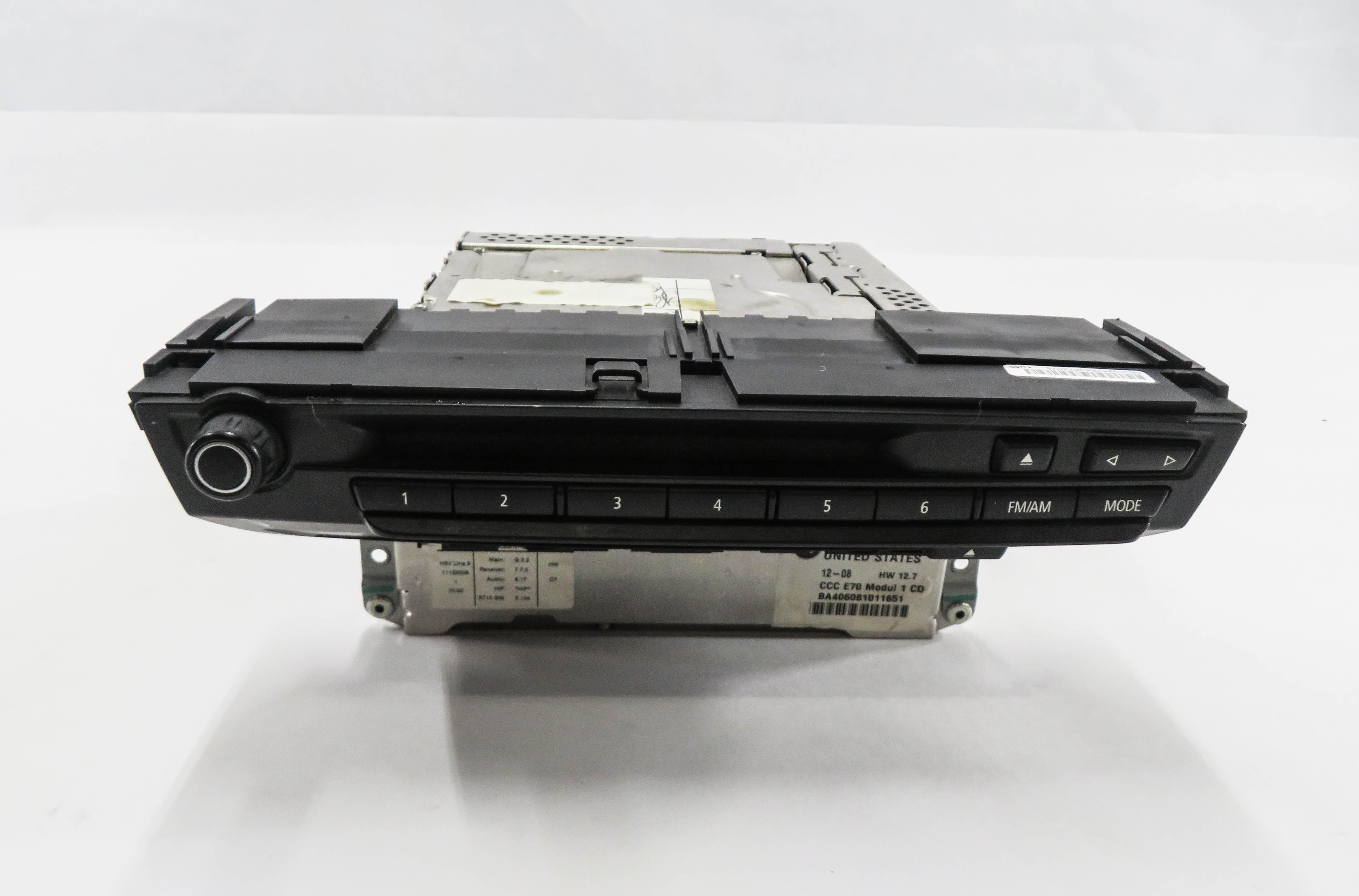 2007-2010 BMW X5 X6 (E70 E71) GPS NAVIGATION DVD CD PLAYER RADIO STEREO RECEIVER — exact item pictured