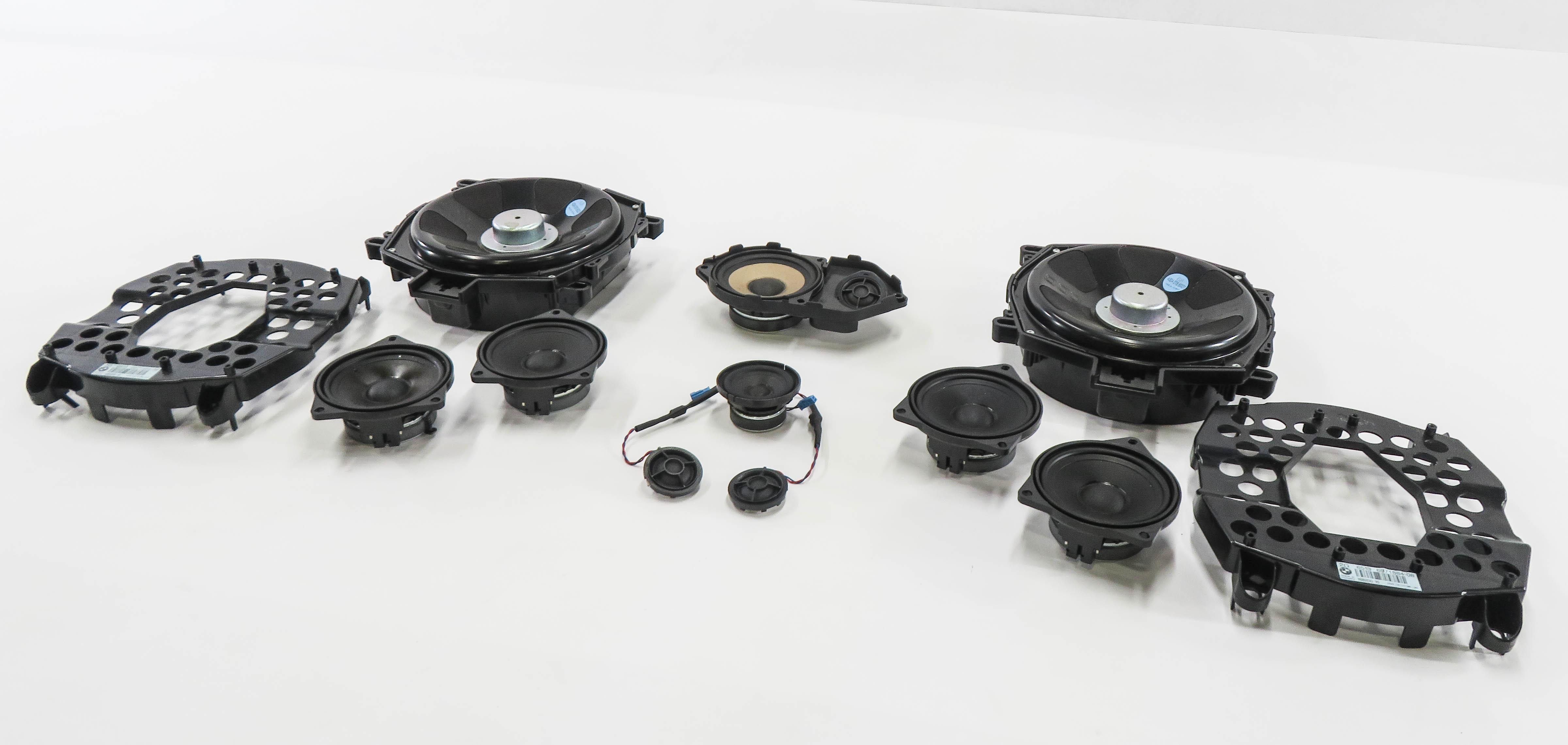 2009 BMW X5 (E70) RADIO STEREO AUDIO SUB SUBWOOFER TWEETER SPEAKER SET-12 — exact item pictured