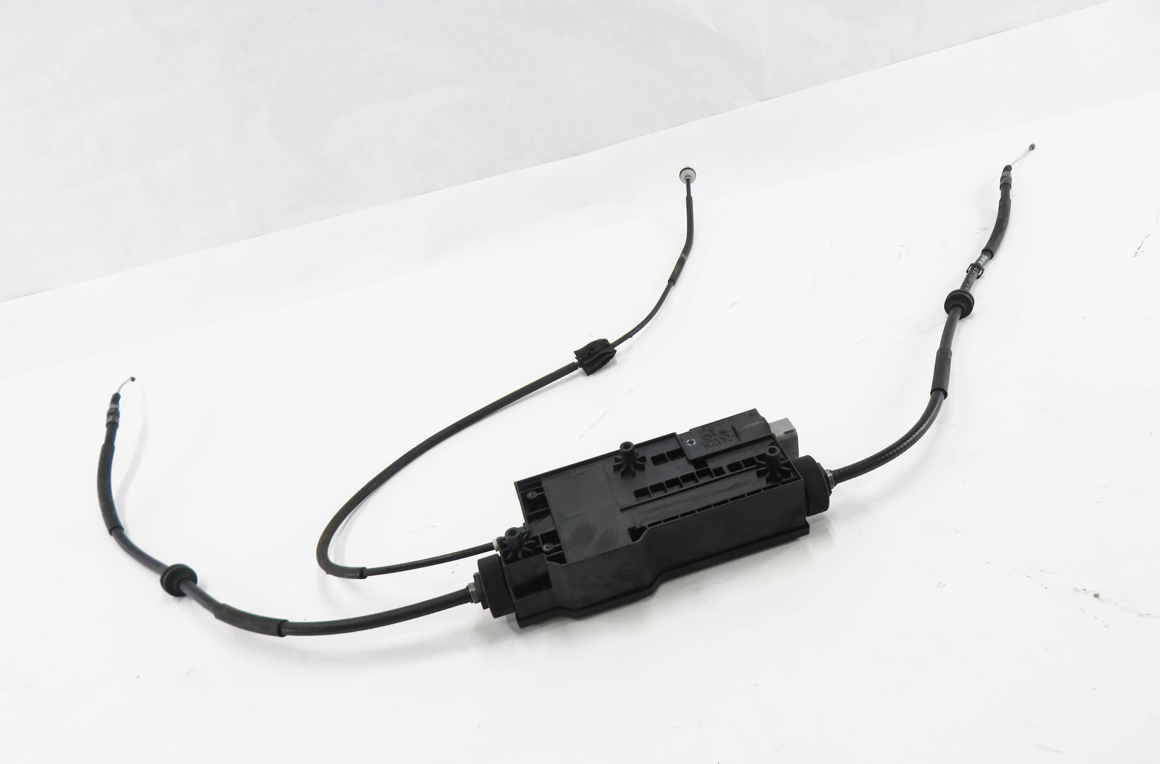 2009 BMW X5 (E70) PARKING BRAKE ACTUATOR MOTOR w/ CABLES — exact item pictured