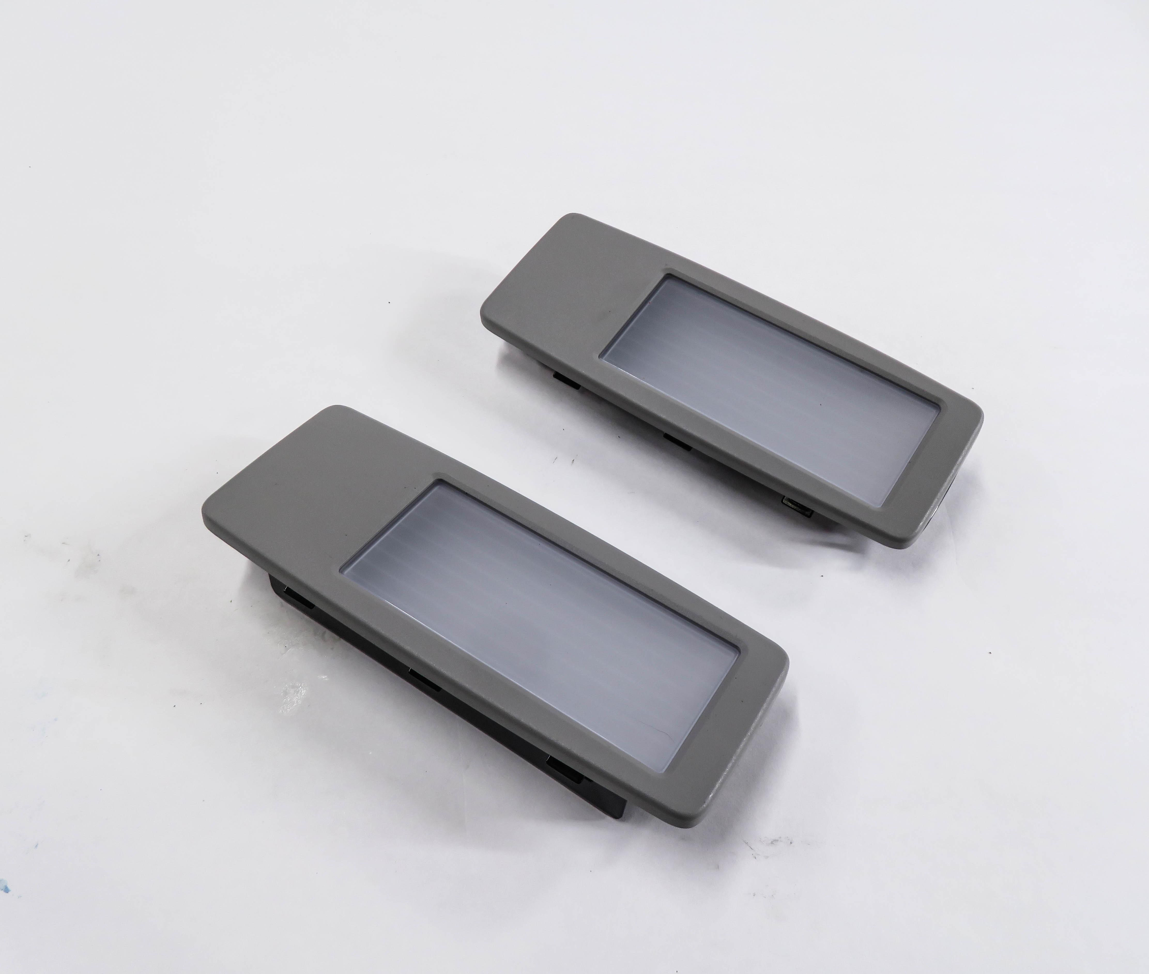 2013 BMW X1 (E84) LEFT & RIGHT REAR DOMELIGHT SET-2 (GRAY) — exact item pictured