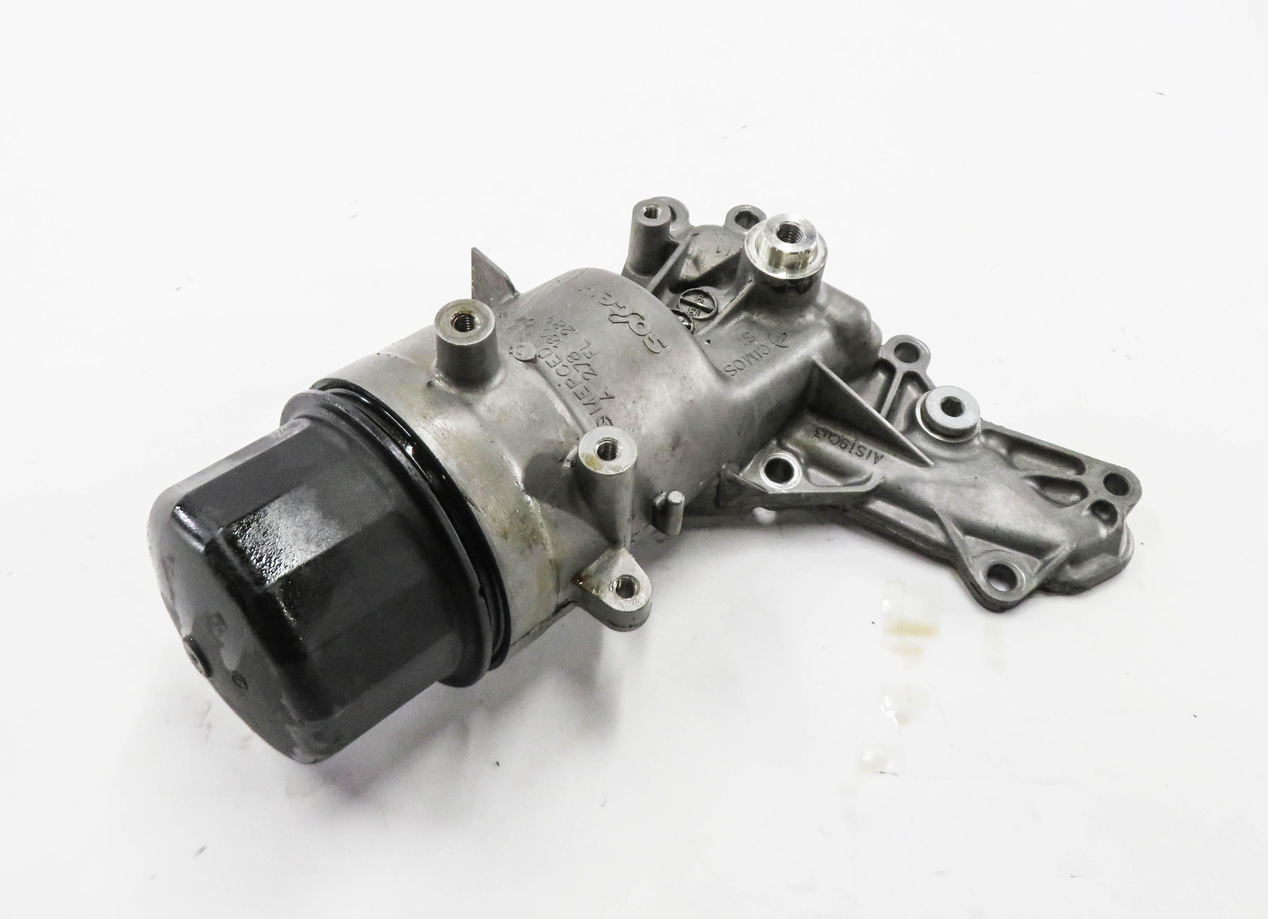 2014 MERCEDES GL550 (X166) 4.6L M278 TWIN TURBO ENGINE - OIL FILTER HOUSING — exact item pictured