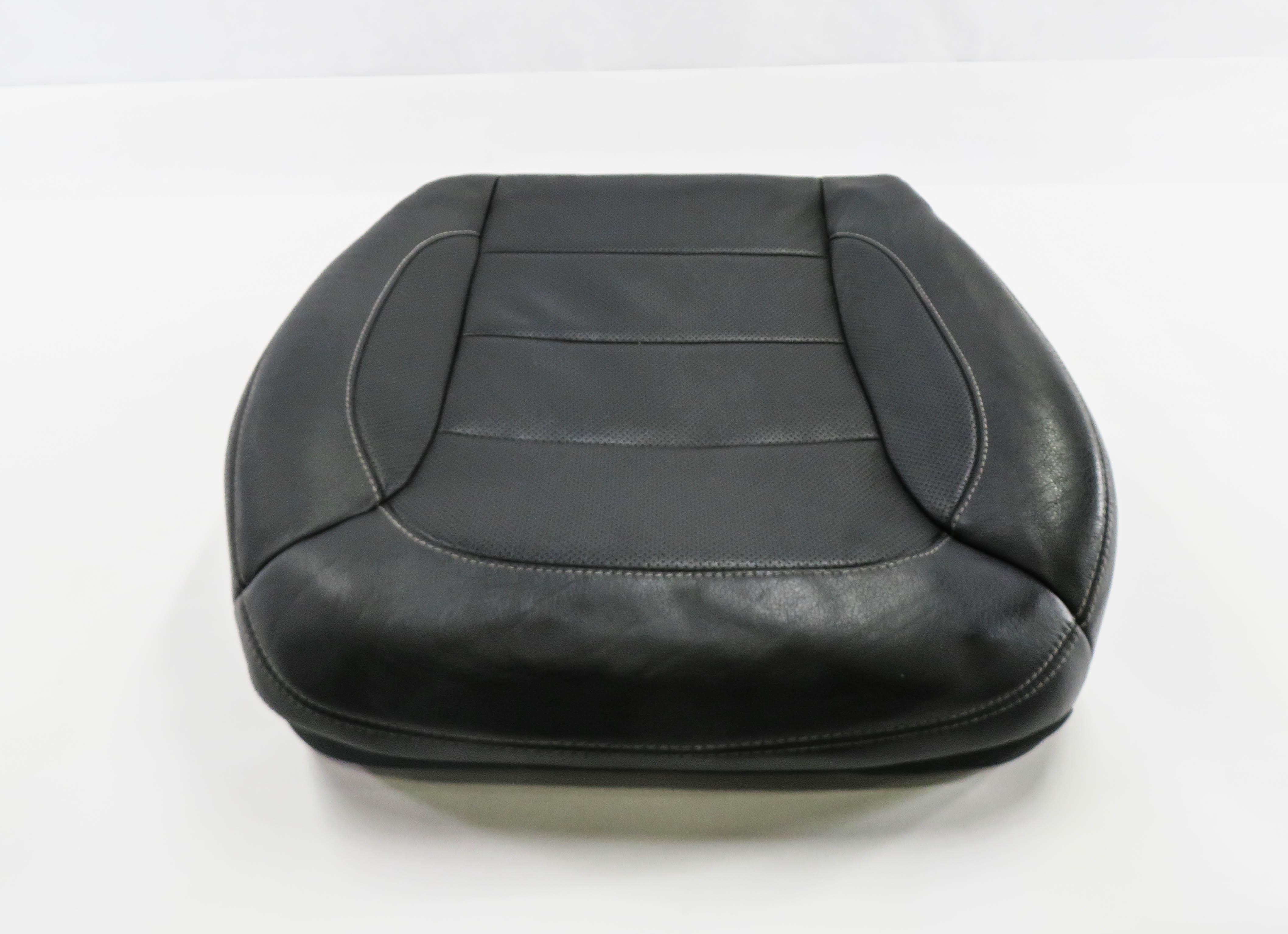 2014 MERCEDES GL550 (X166) DRIVER - LOWER BOTTOM HEATED SEAT CUSHION (BLACK) — exact item pictured