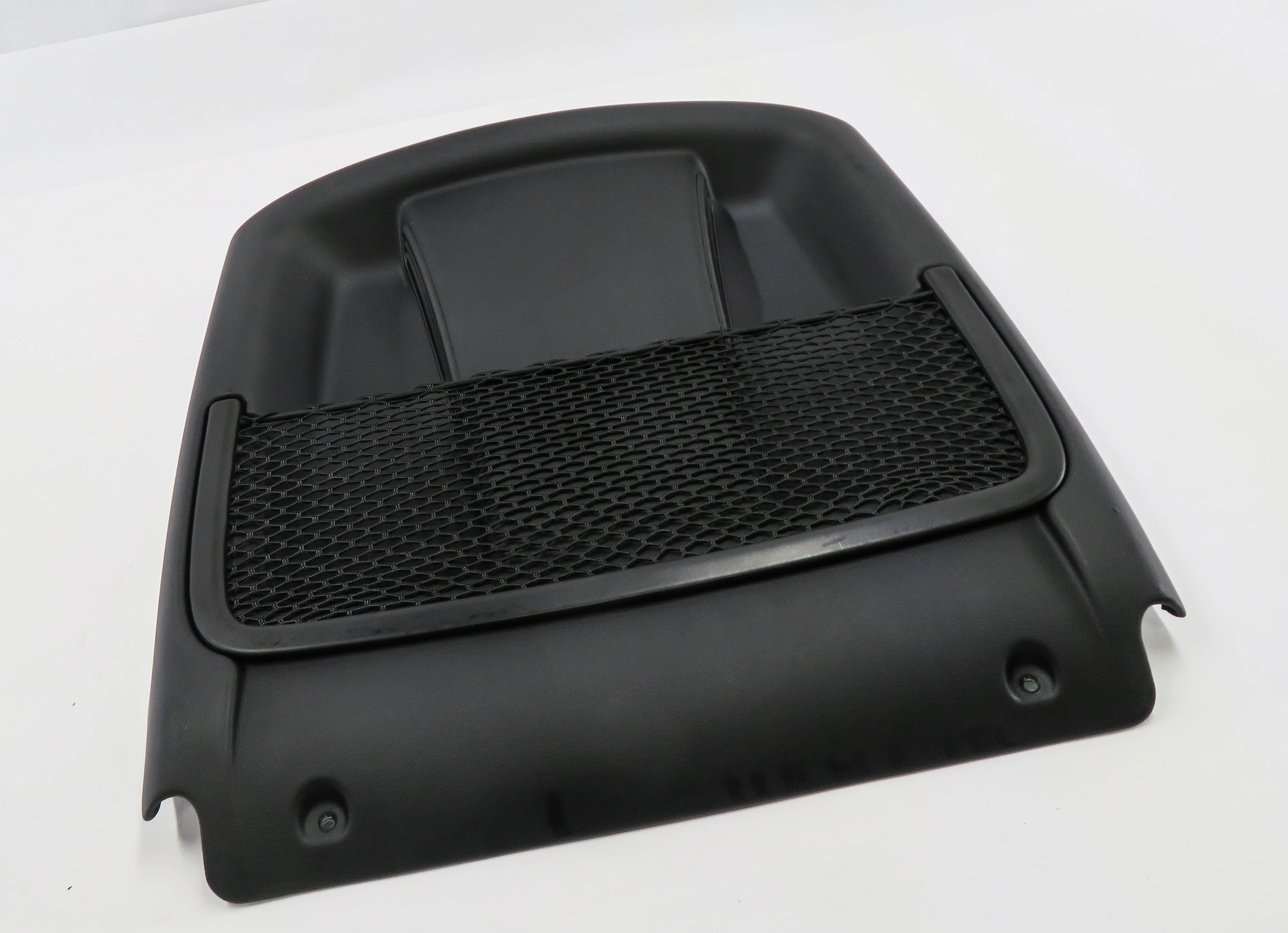 2014 MERCEDES GL550 (X166) LEFT FRONT DRIVER SEAT BACK TRIM PANEL (BLACK) — exact item pictured
