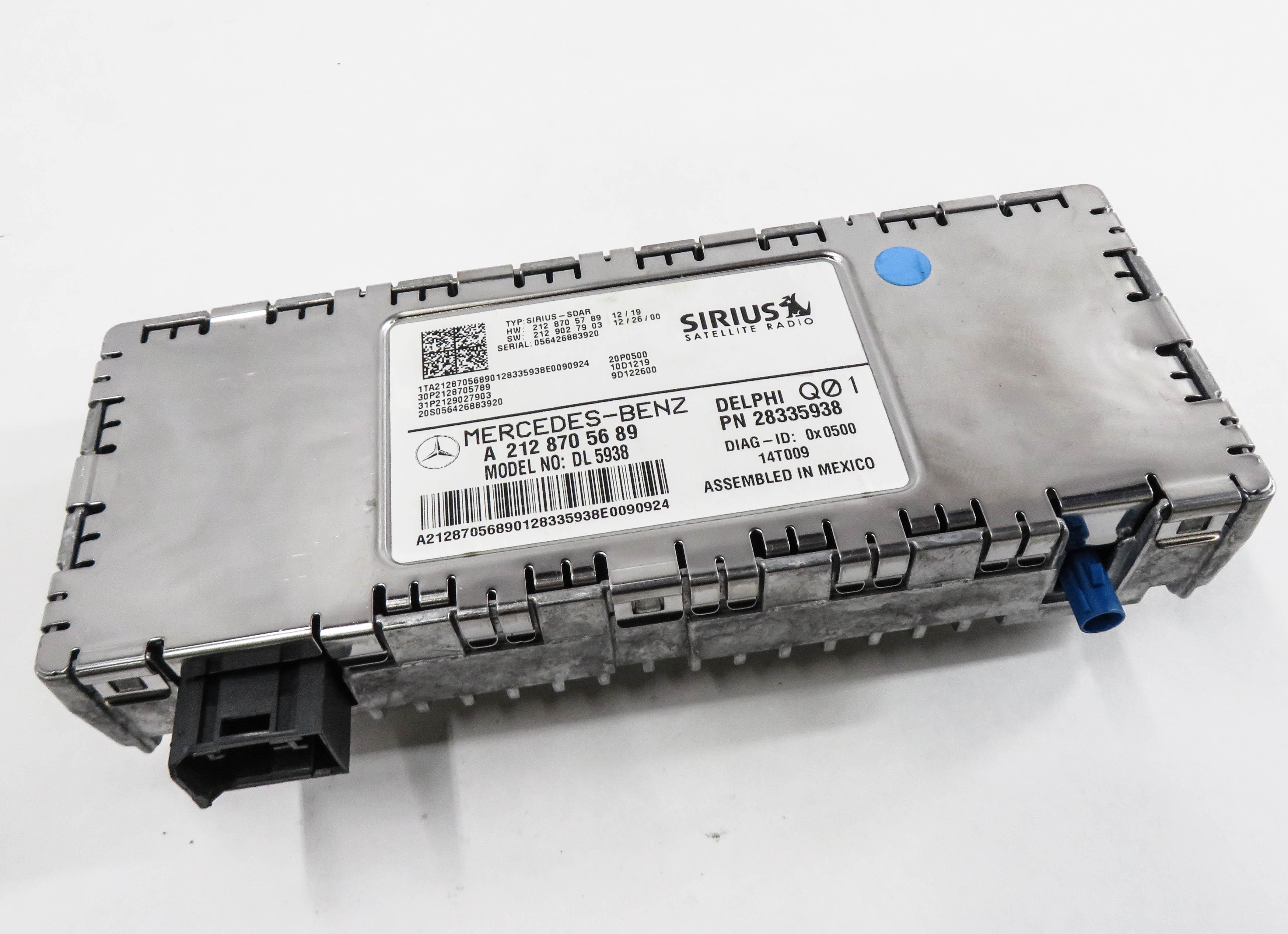 13-16 MERCEDES C300 C350 E300 E350 E550 GL350 GL450 - SIRIUS SATELLITE MODULE — exact item pictured