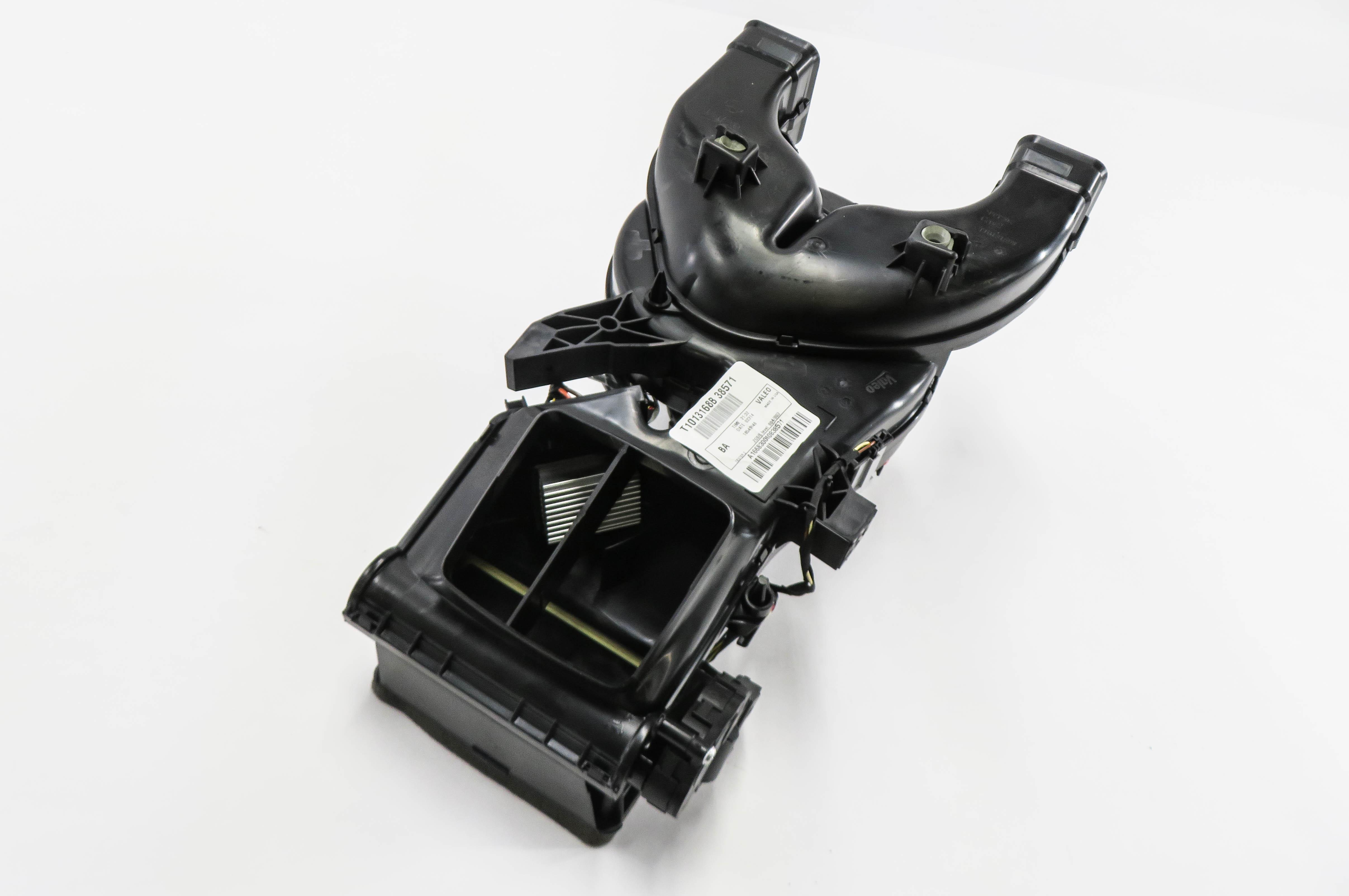2014 MERCEDES GL550 (X166) REAR CENTER CONSOLE HEATER AC BLOWER MOTOR w/ HOUSING — exact item pictured