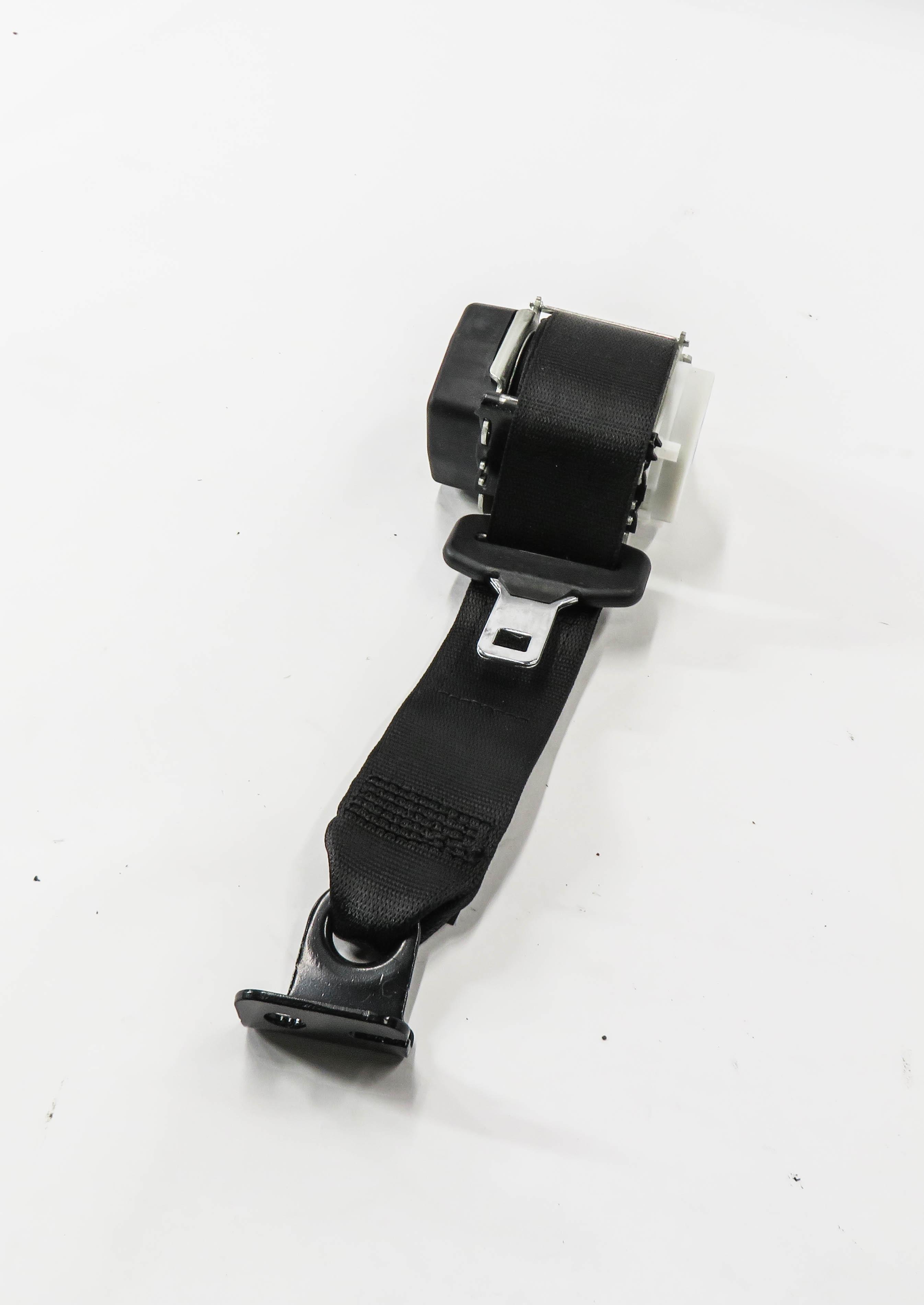 2017 BMW X1 (F48) REAR 2nd SECOND ROW SEAT - LEFT SEATBELT RETRACTOR (BLACK) — exact item pictured