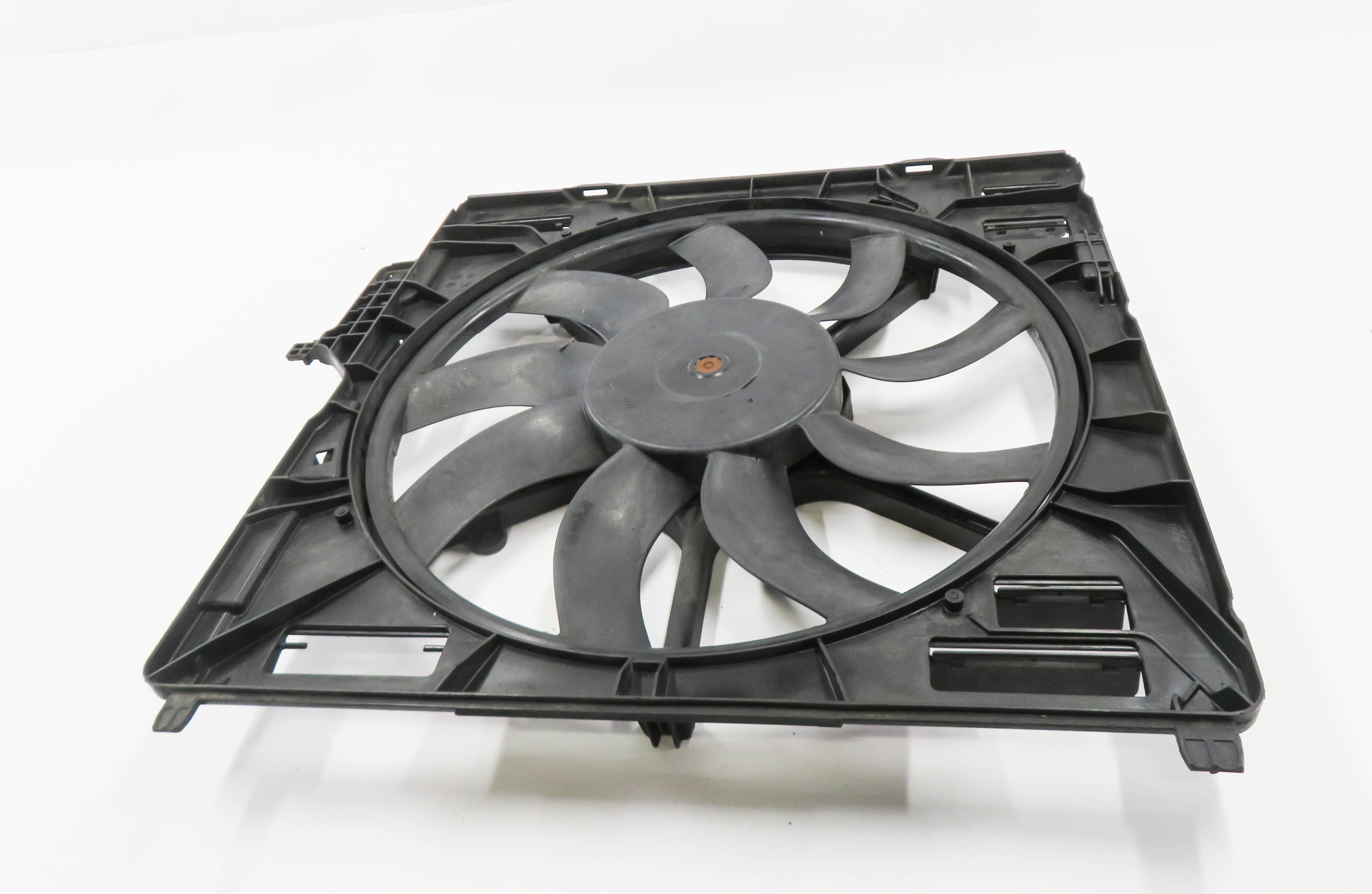 2008-2014 BMW X5 X5M X6 X6M (E70 E71) 850 WATT RADIATOR COOLING FAN ASSEMBLY — exact item pictured