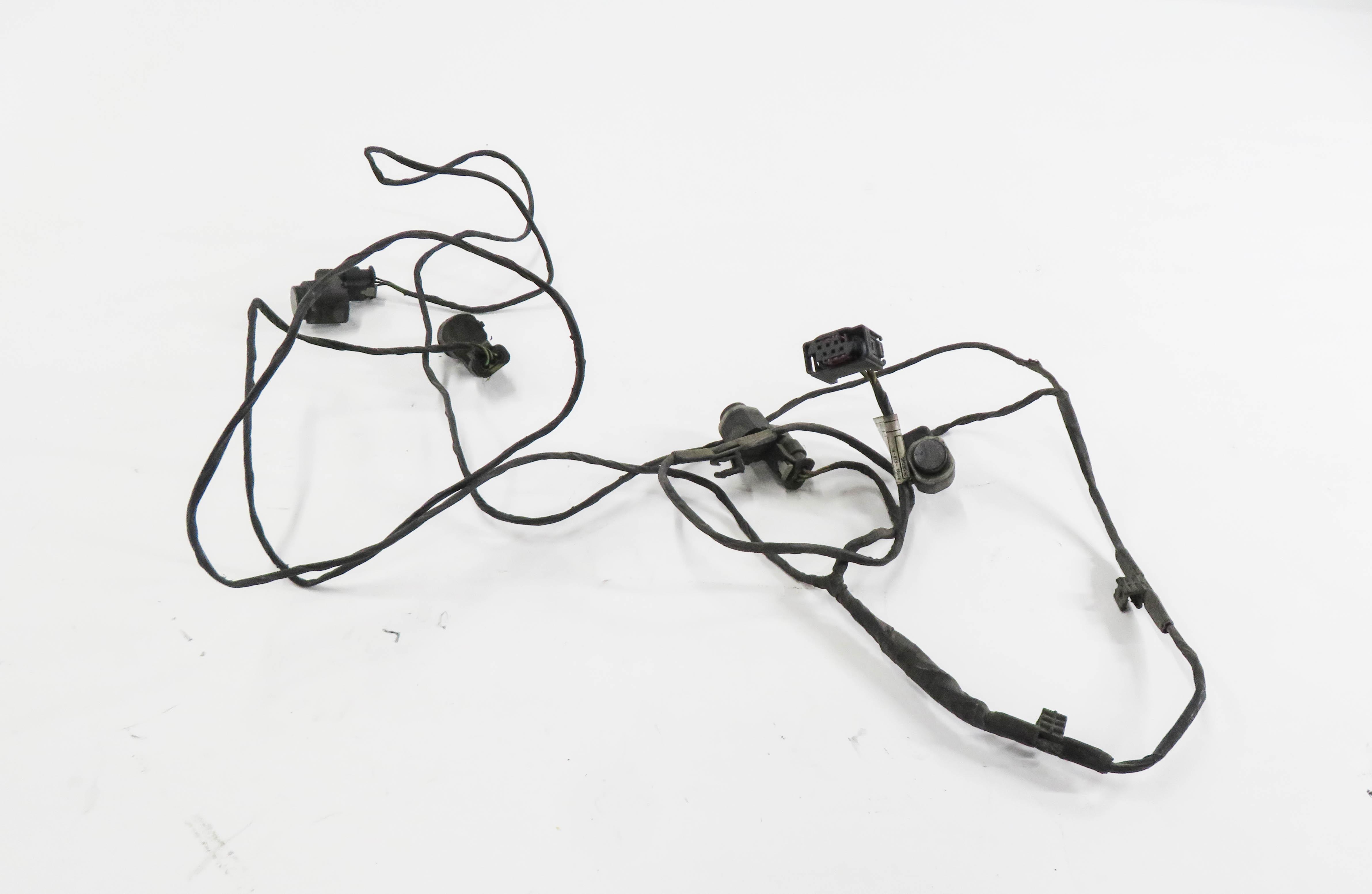 2012 BMW X5 (E70) REAR PDC PARK DISTANCE SENSOR SET w/ HARNESS (DEEP SEA BLUE) — exact item pictured
