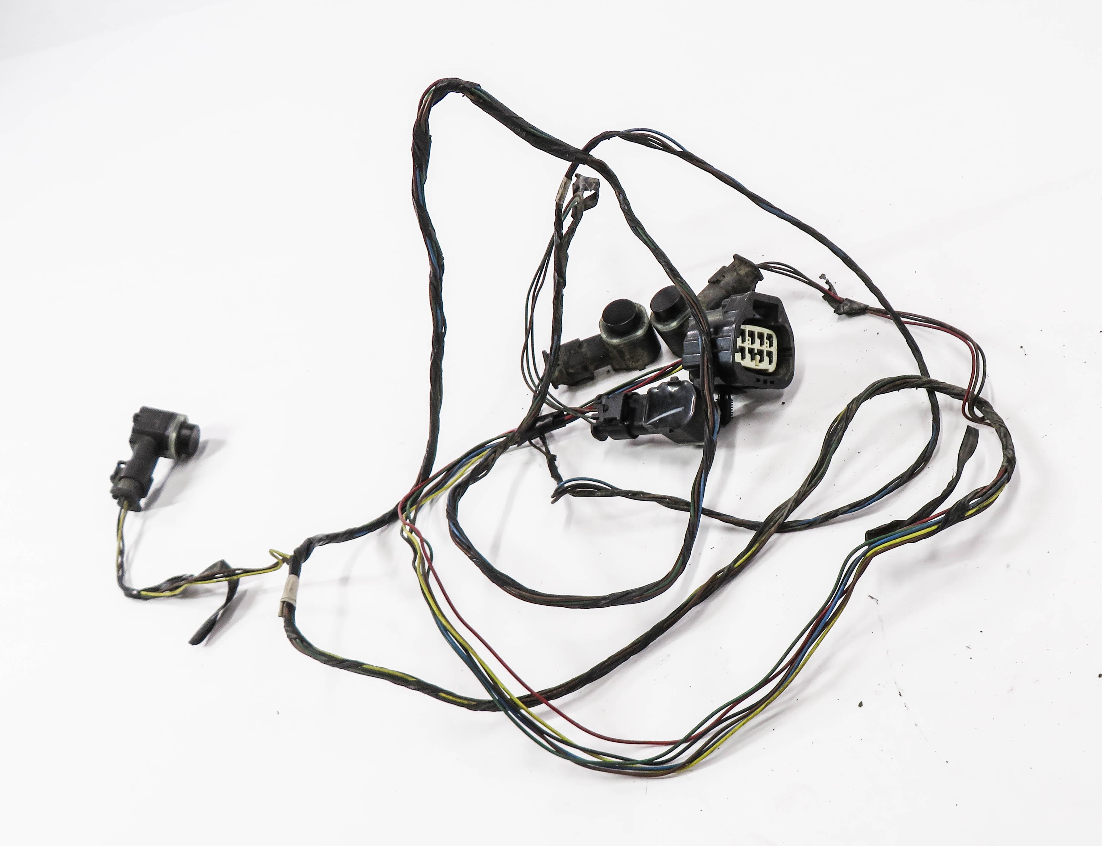 2012 RANGE ROVER SPORT (L320) REAR PDC PARK DISTANCE SENSOR SET w/ HARNESS — exact item pictured