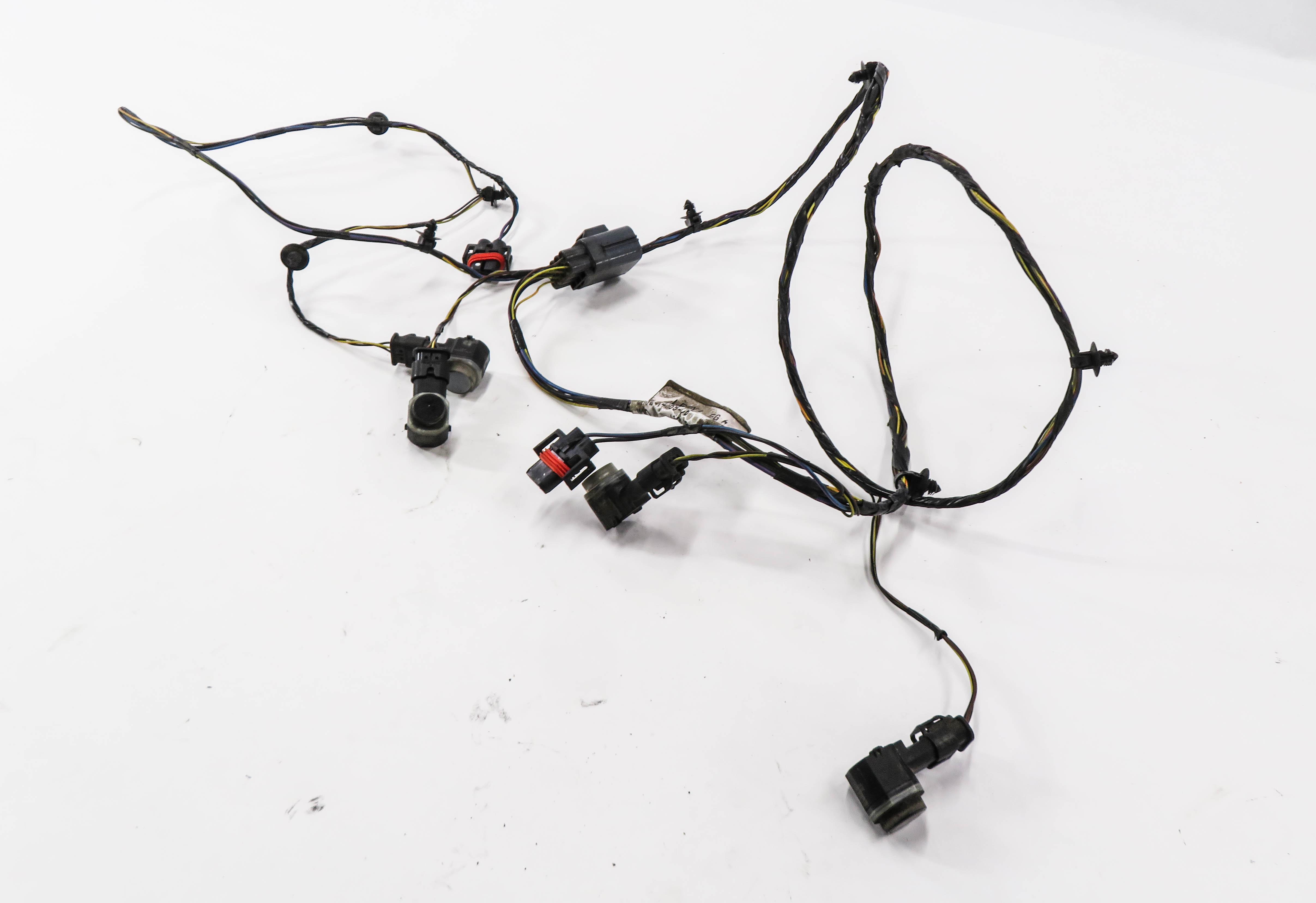 2012 RANGE ROVER SPORT (L320) FRONT PDC PARK SENSOR SET w/ HARNESS (ORKNEY GRAY) — exact item pictured