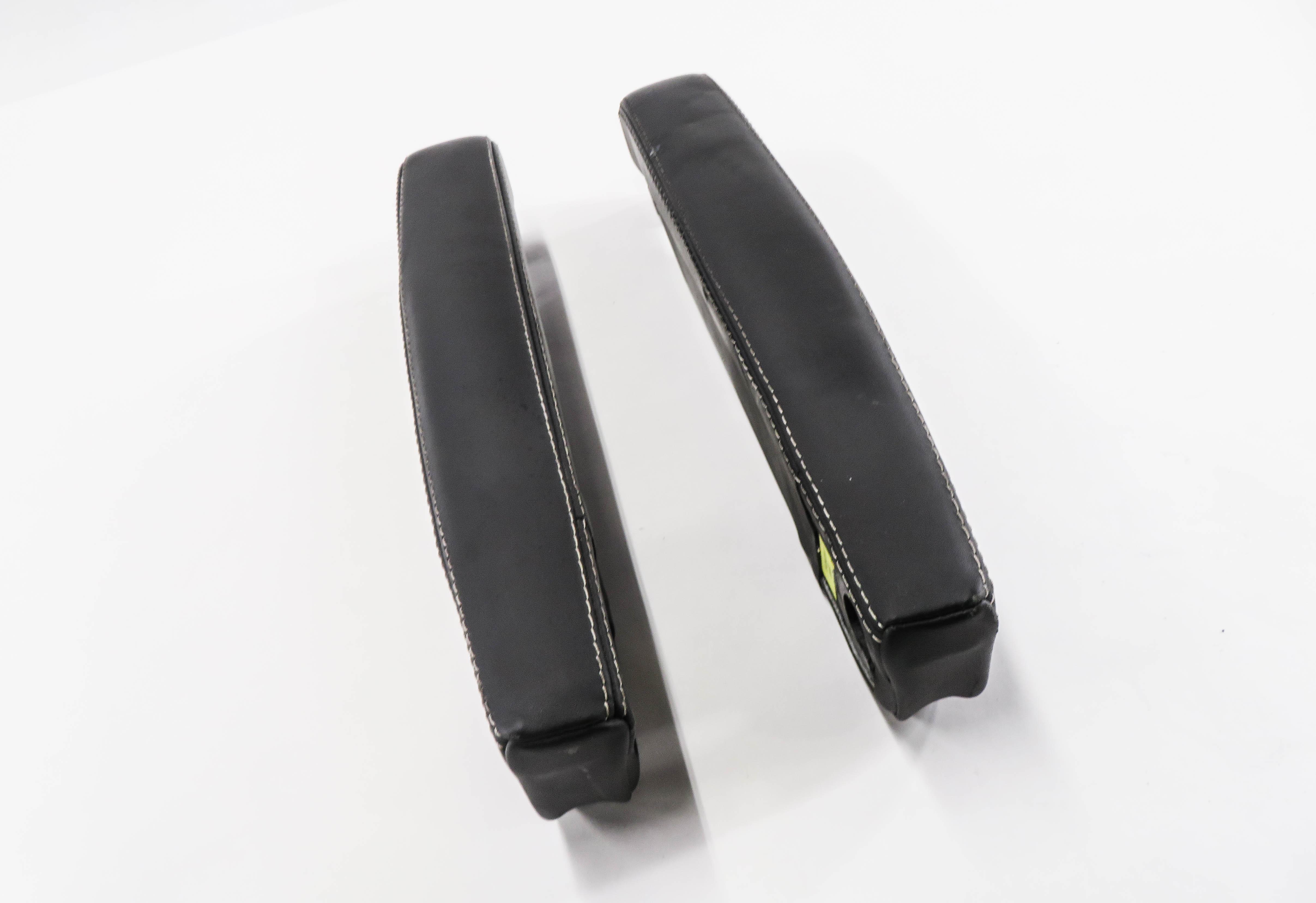 2012 RANGE ROVER SPORT (L320) FRONT LEFT & RIGHT SEAT ARMREST SET-2 (BLACK) — exact item pictured
