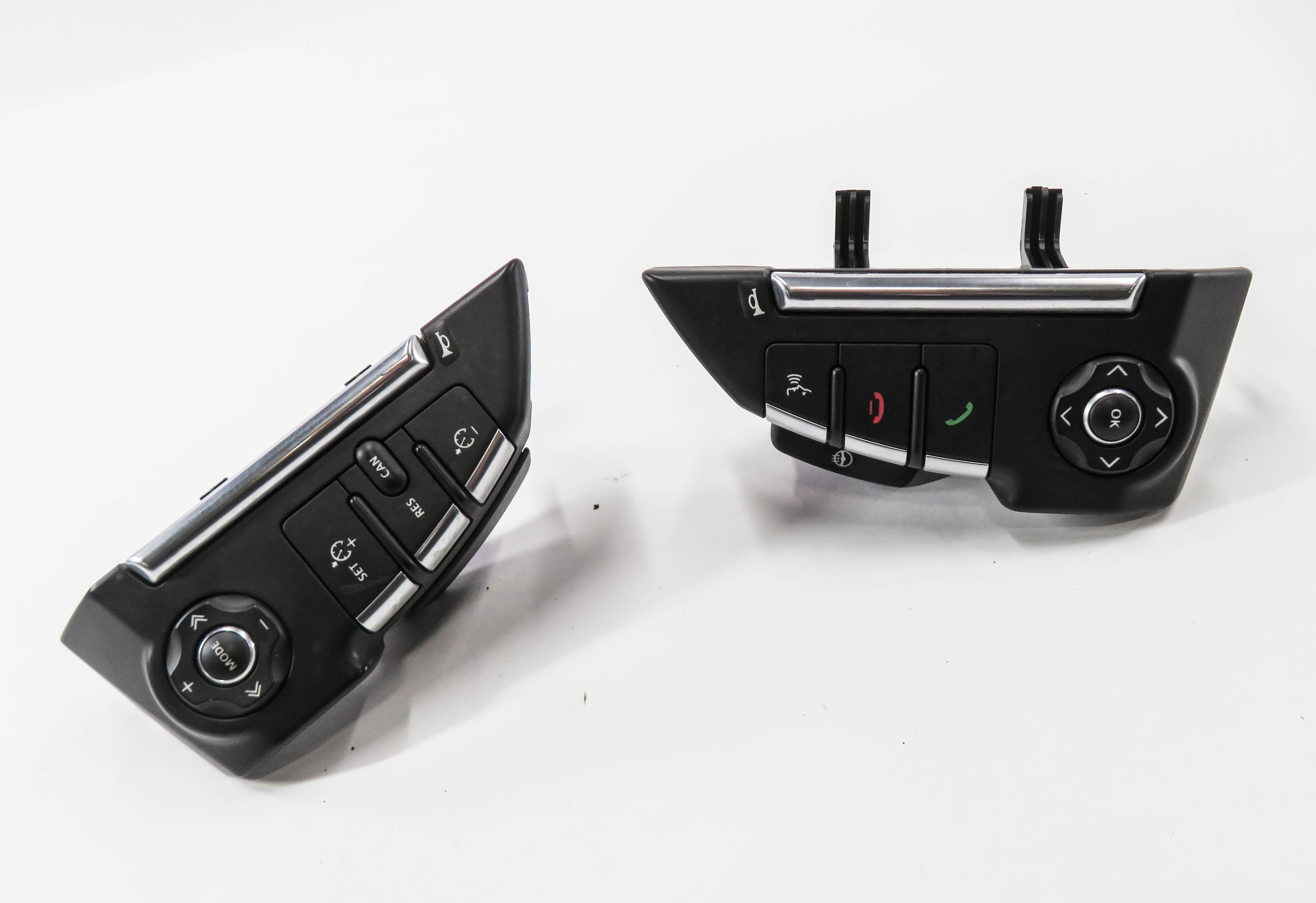 2012 RANGE ROVER SPORT (L320) HEATED STEERING WHEEL SWITCH BUTTON SET-2 — exact item pictured