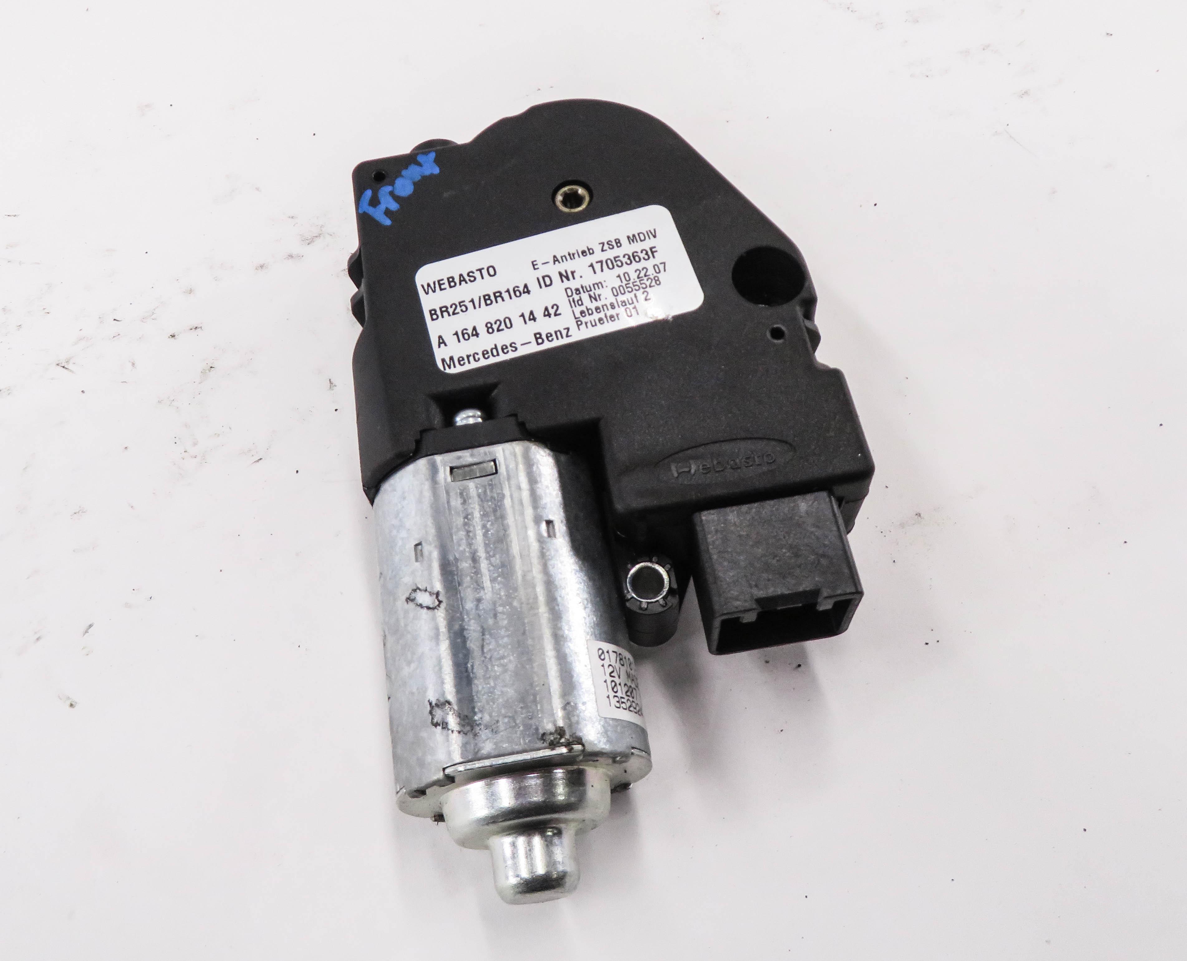 07-12 MB GL450 ML320 ML350 ML500 GL320 R320 R350 (W251 X164 W164) SUNROOF MOTOR — exact item pictured