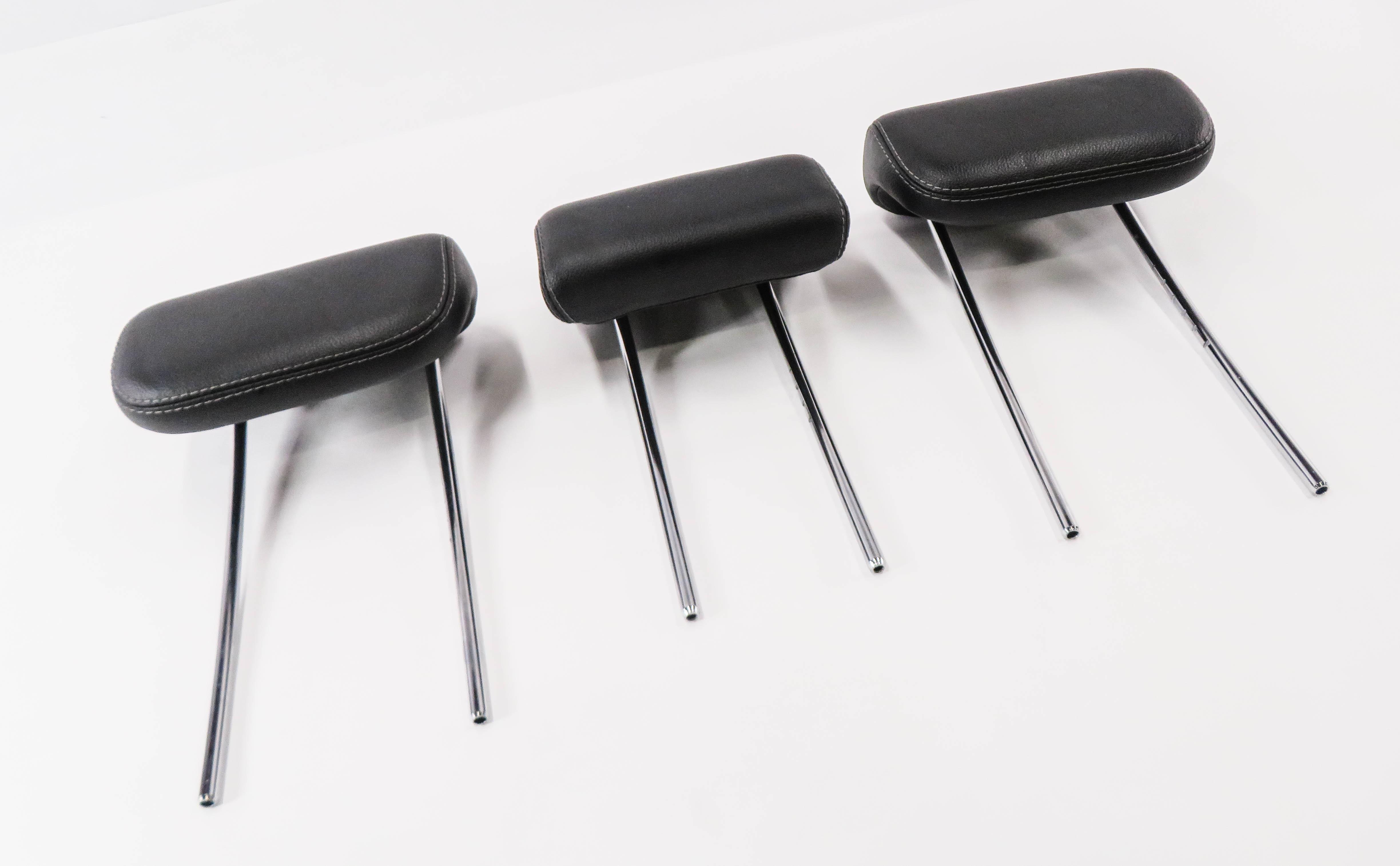 2008 MERCEDES GL450 (X164) REAR 2nd SECOND ROW SEAT HEADREST SET (BLACK 101A) — exact item pictured