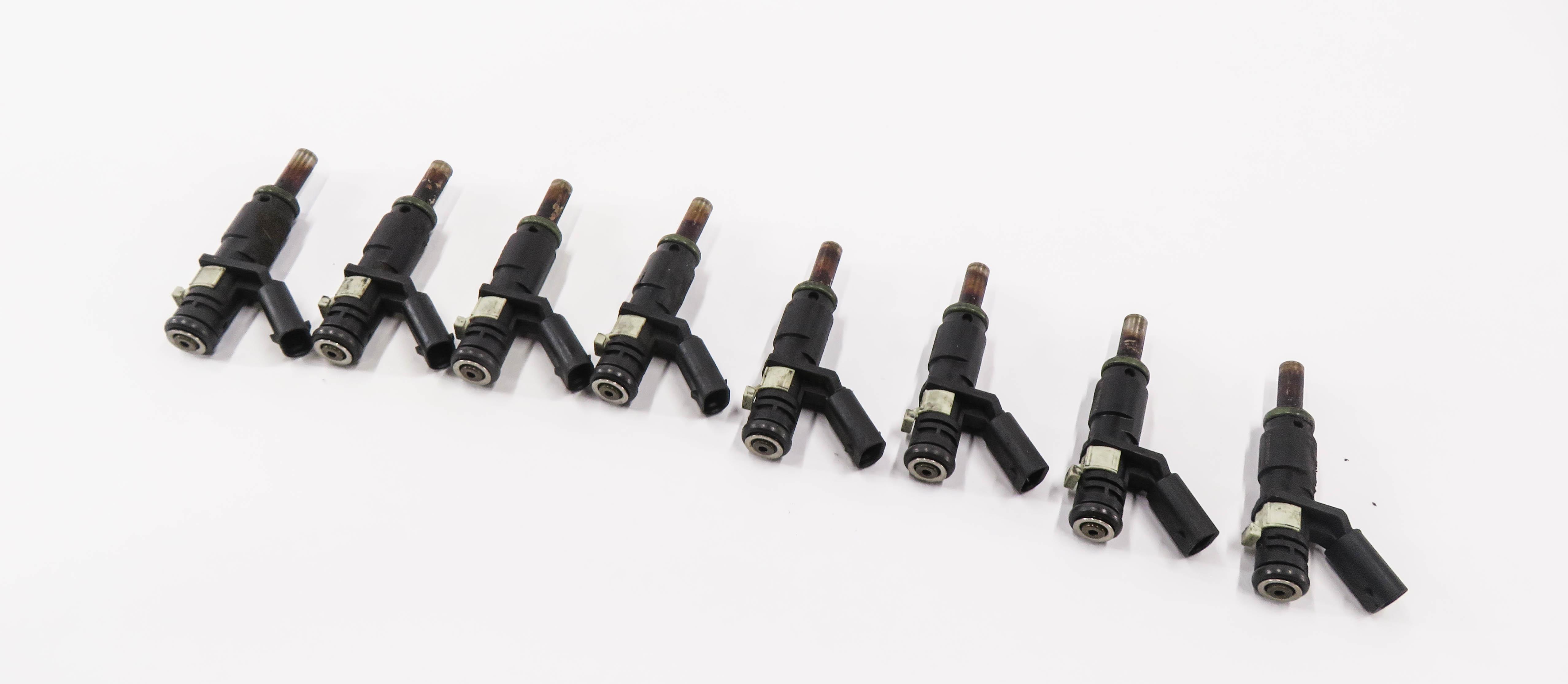 2006-2012 MERCEDES C250 C300 C350 E280 E300 E350 GL450 GL550 - FUEL INJECTOR SET — exact item pictured