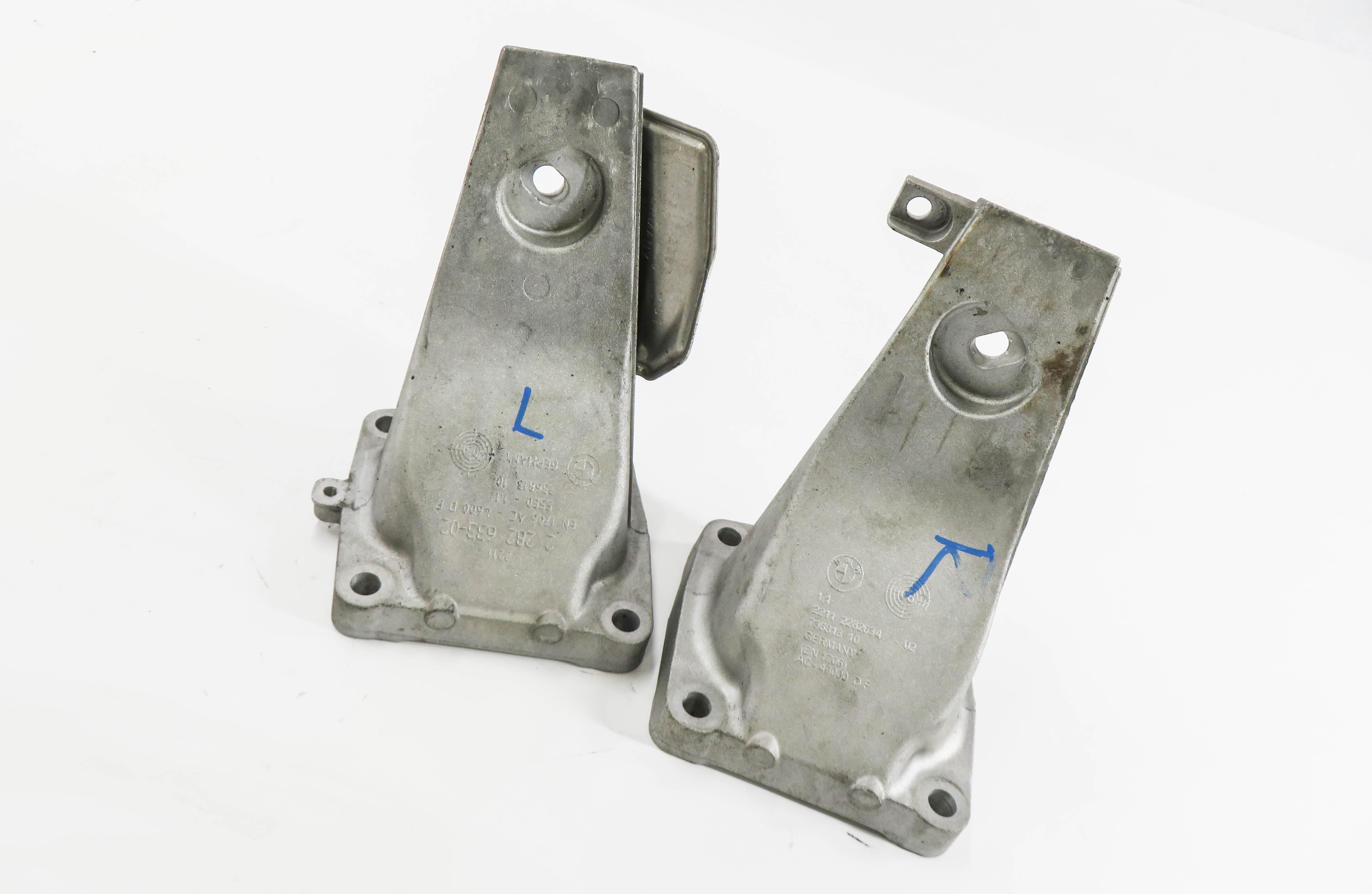 2006 BMW M6 ///M (E63) 5.0L S85 V10 ENGINE LEFT & RIGHT MOTOR MOUNT BRACKET SET — exact item pictured