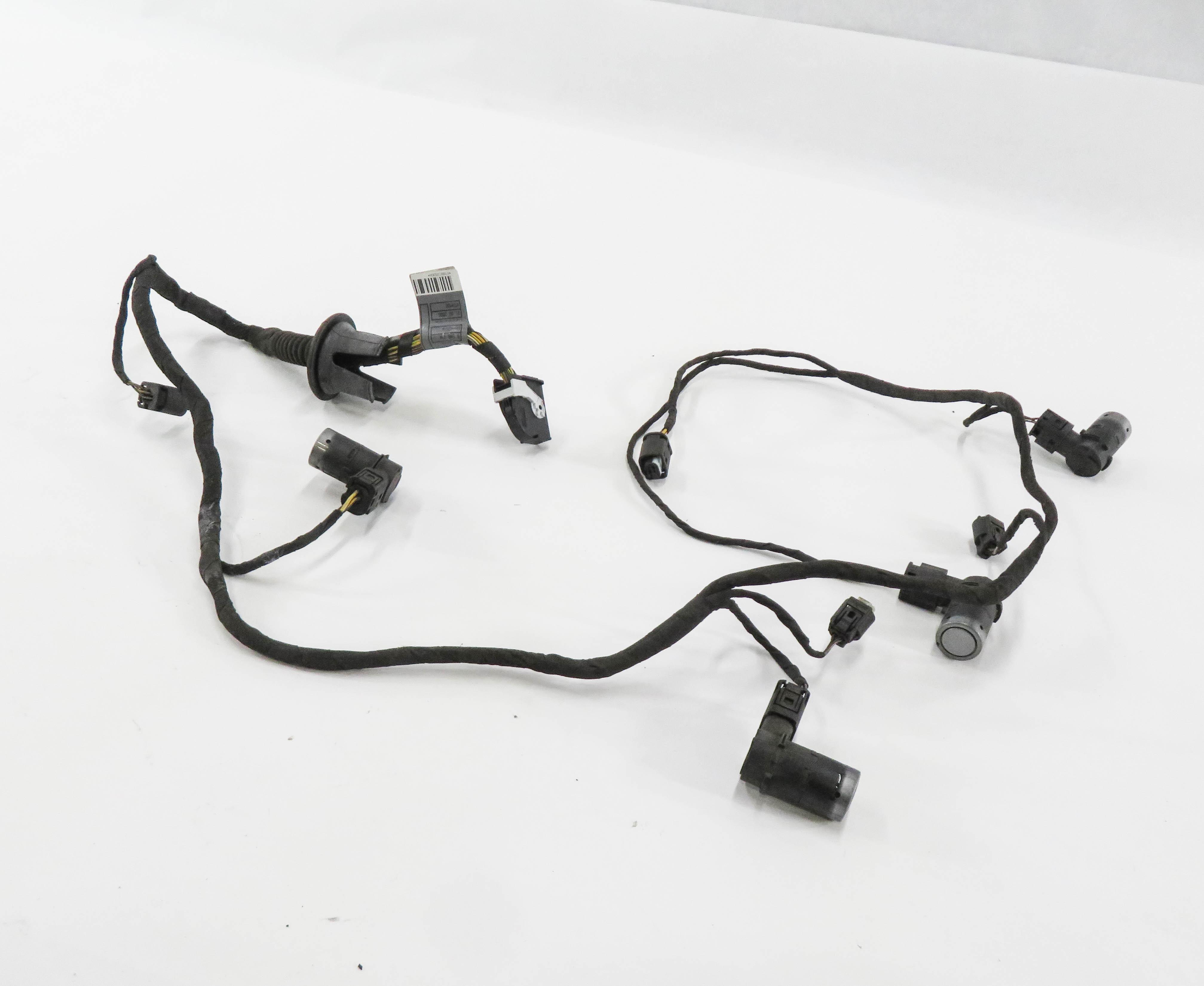 2006 BMW M6 ///M (E63) REAR PDC PARK DISTANCE SENSOR SET w/ HARNESS (GRAY A08) — exact item pictured