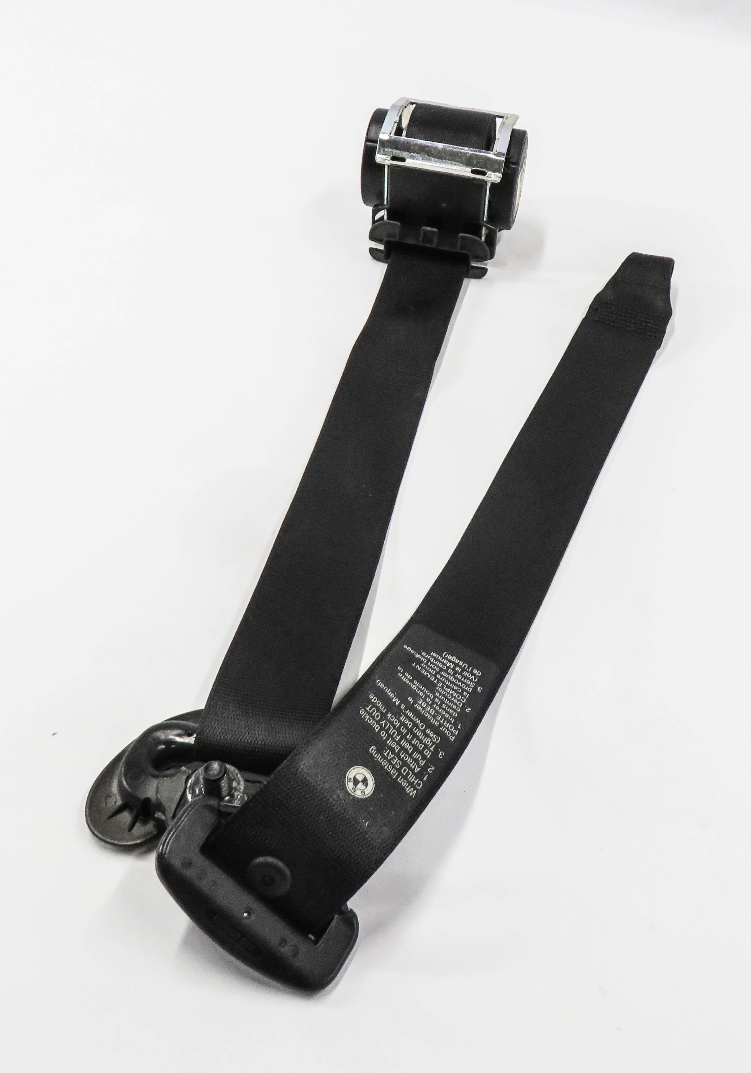 04-07 BMW 645i 650i M6 ///M (E63) RIGHT FRONT PASSENGER SEATBELT RETRACTOR BLACK — exact item pictured