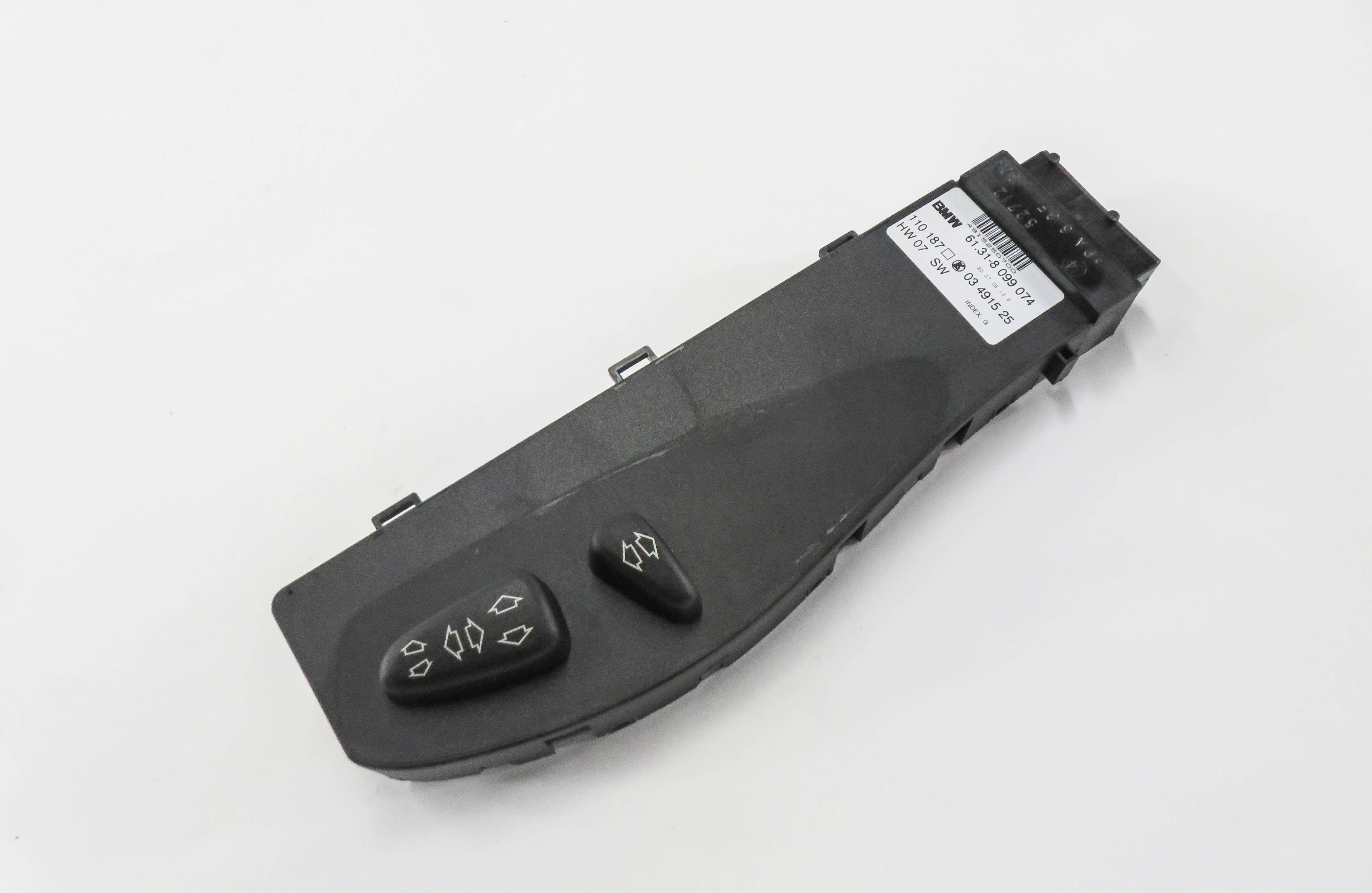 2006 BMW M6 ///M (E63) RIGHT FRONT PASSENGER SEAT ADJUSTMENT SWITCH BUTTON — exact item pictured