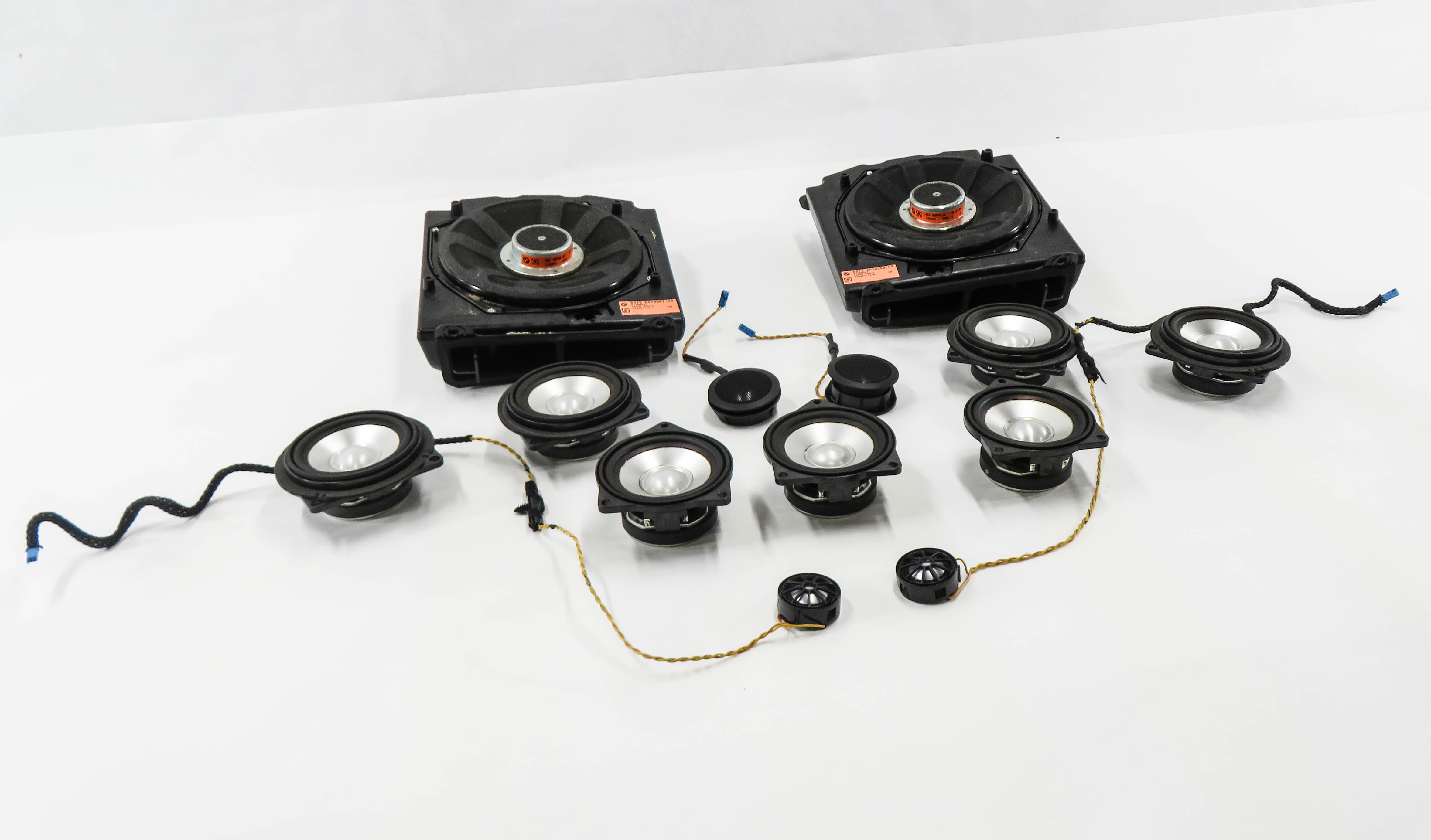 2006 BMW M6 ///M (E63) RADIO STEREO LOGIC-7 AUDIO SUB SUBWOOFER SPEAKER SET-13 — exact item pictured