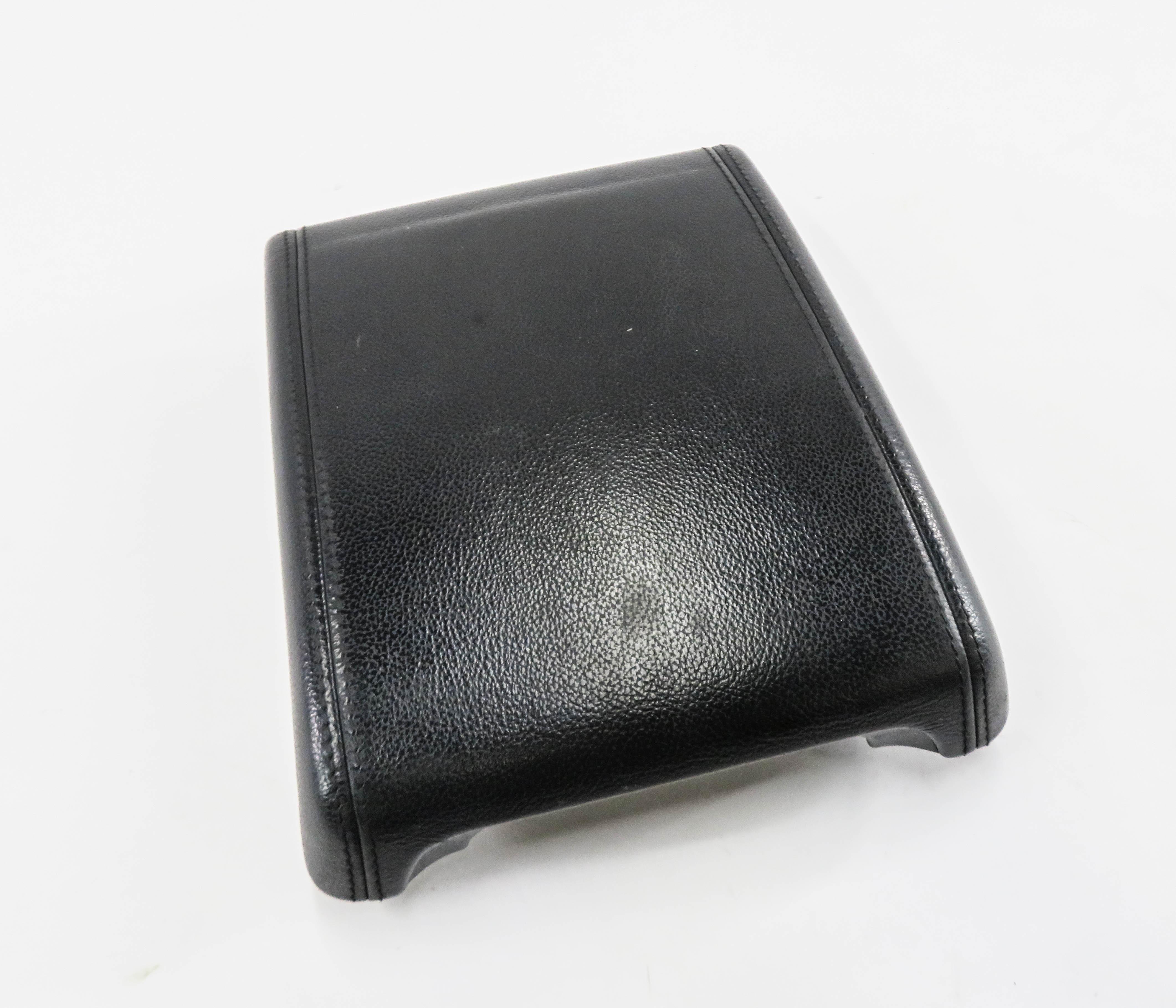 2012-2015 RANGE ROVER EVOQUE (L538) FRONT CENTER CONSOLE ARMREST LID (BLACK) — exact item pictured