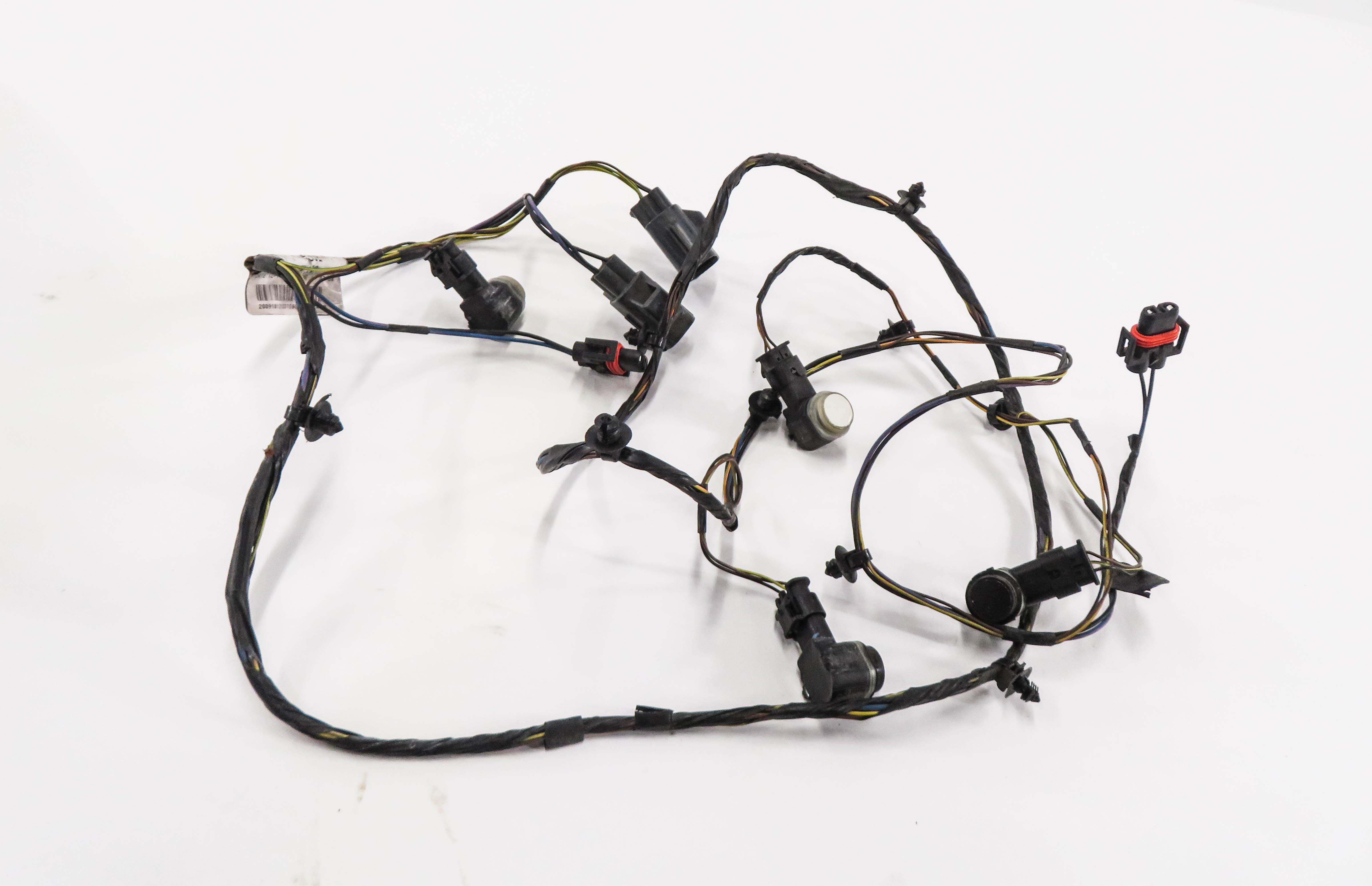 2010 RANGE ROVER SPORT (L320) FRONT PDC PARK SENSOR SET w/ HARNESS (WHITE 909) — exact item pictured