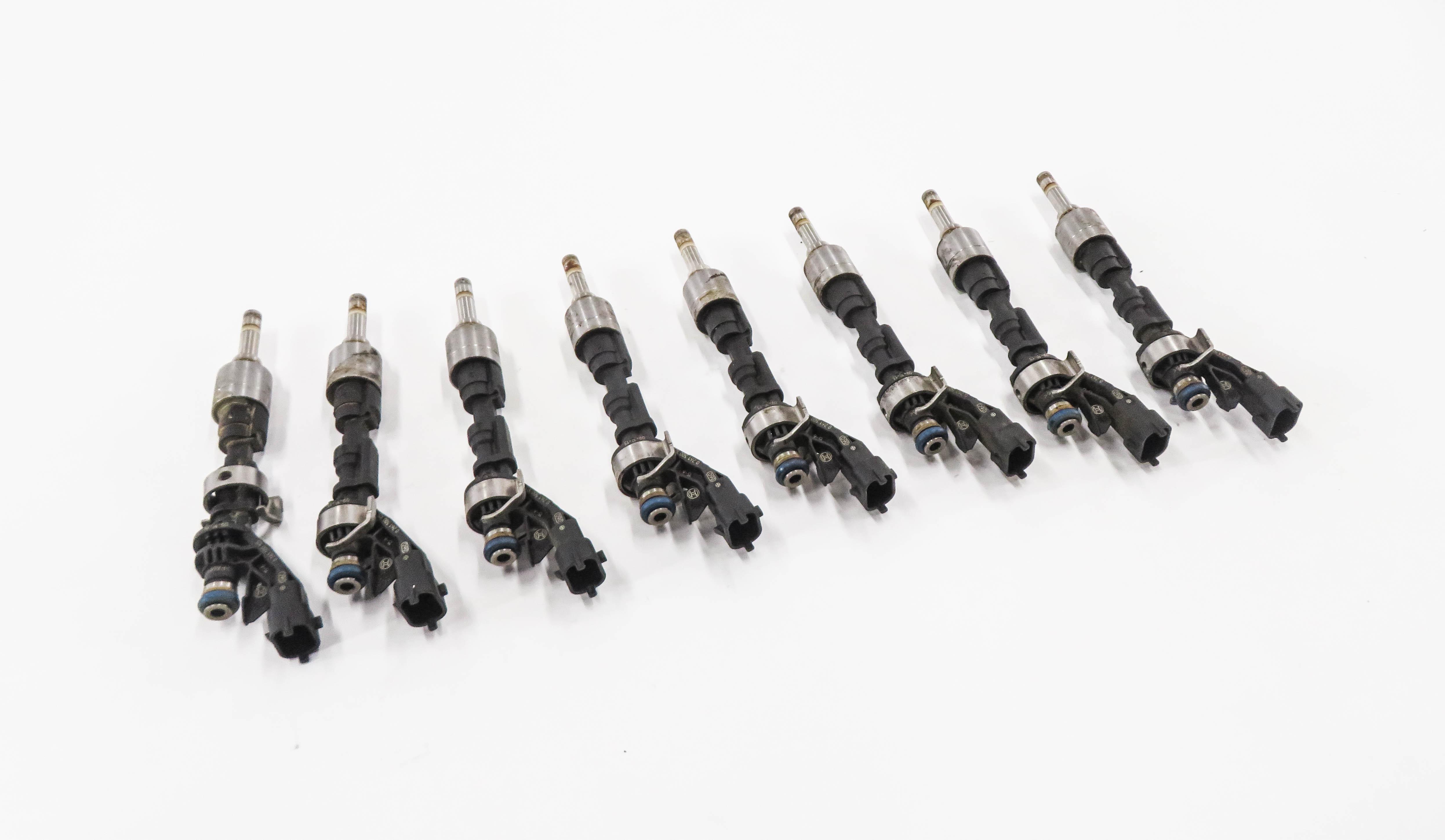 2010-2017 RANGE ROVER SPORT (L320 L322) JAGUAR XF XJ XK - 5.0L FUEL INJECTOR SET — exact item pictured