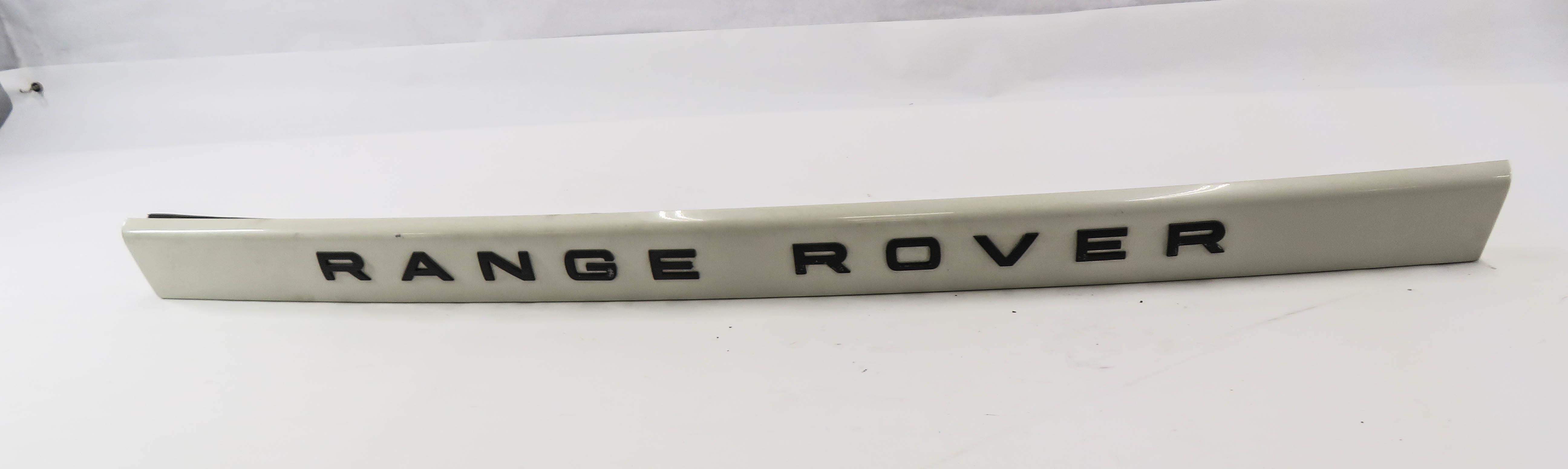 2010 RANGE ROVER SPORT (L320) REAR HATCH TRUNK TRIM PANEL (ALASKA WHITE 909) — exact item pictured
