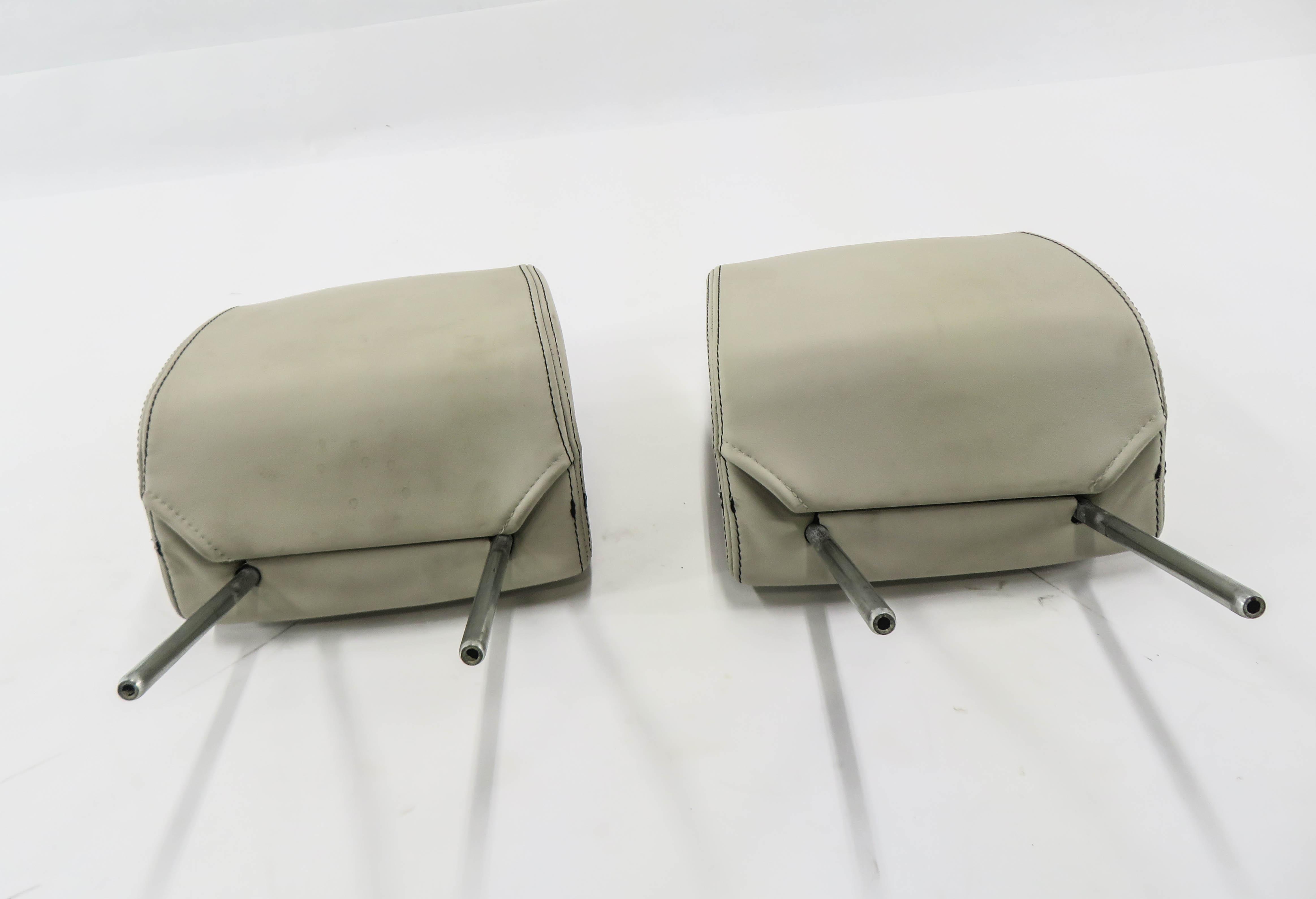 2011 RANGE ROVER SPORT (L320) FRONT LEFT & RIGHT SEAT HEADREST SET (IVORY) — exact item pictured