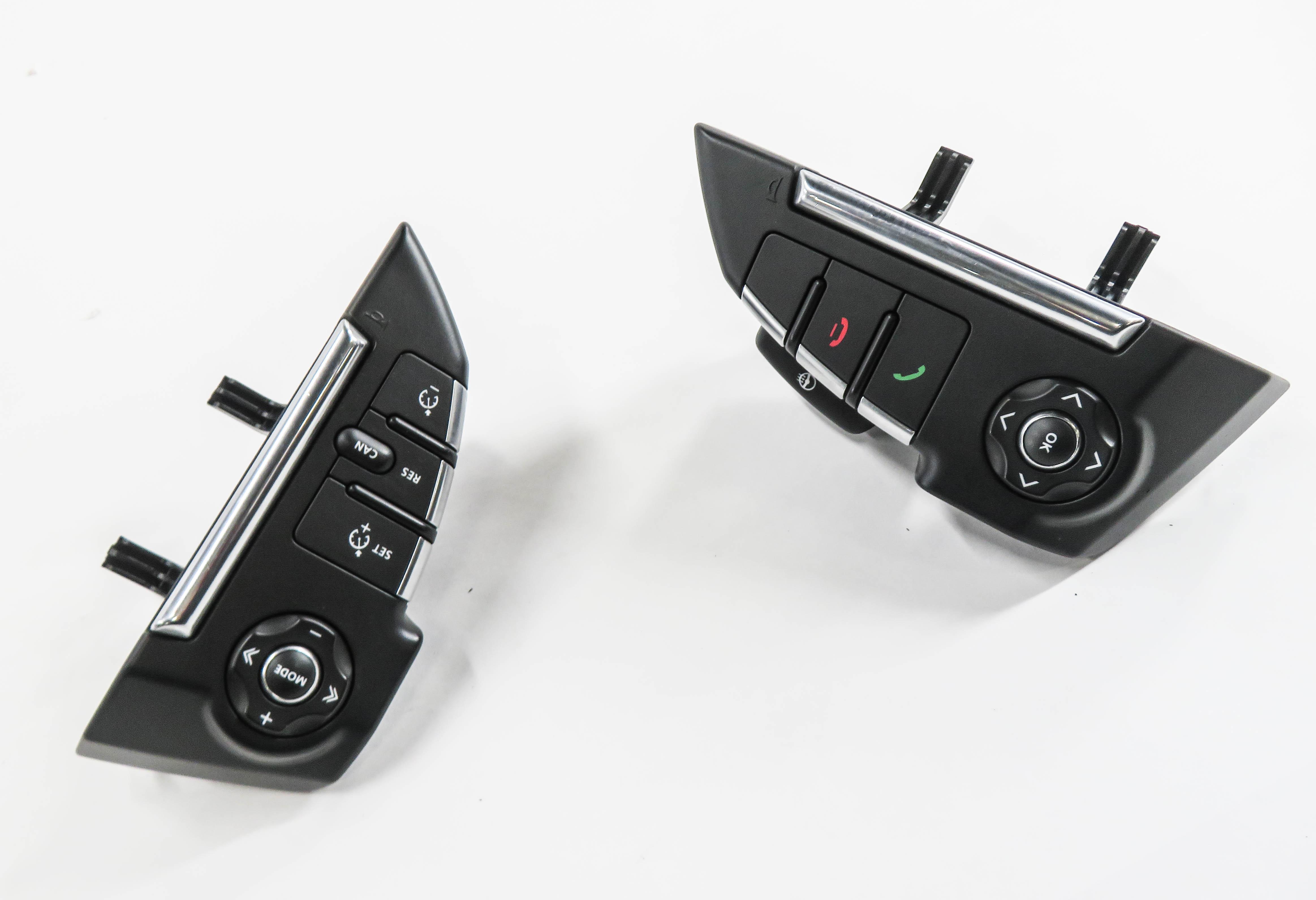 2011 RANGE ROVER SPORT (L320) STEERING WHEEL STEREO PHONE CRUISE SWITCH SET-2 — exact item pictured