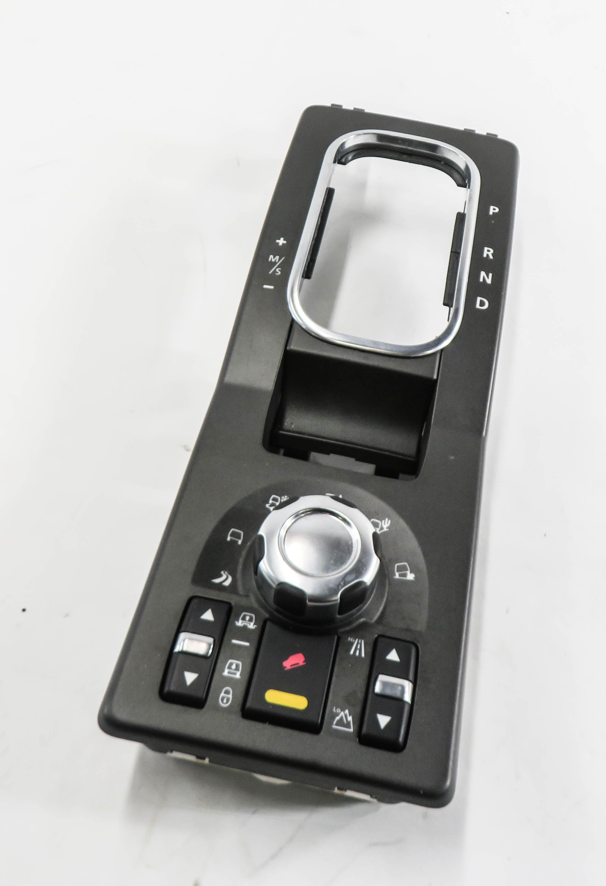 2011 RANGE ROVER SPORT (L320) TRANSMISSION GEAR SHIFTER TRIM w/ TERRAIN CONTROL — exact item pictured