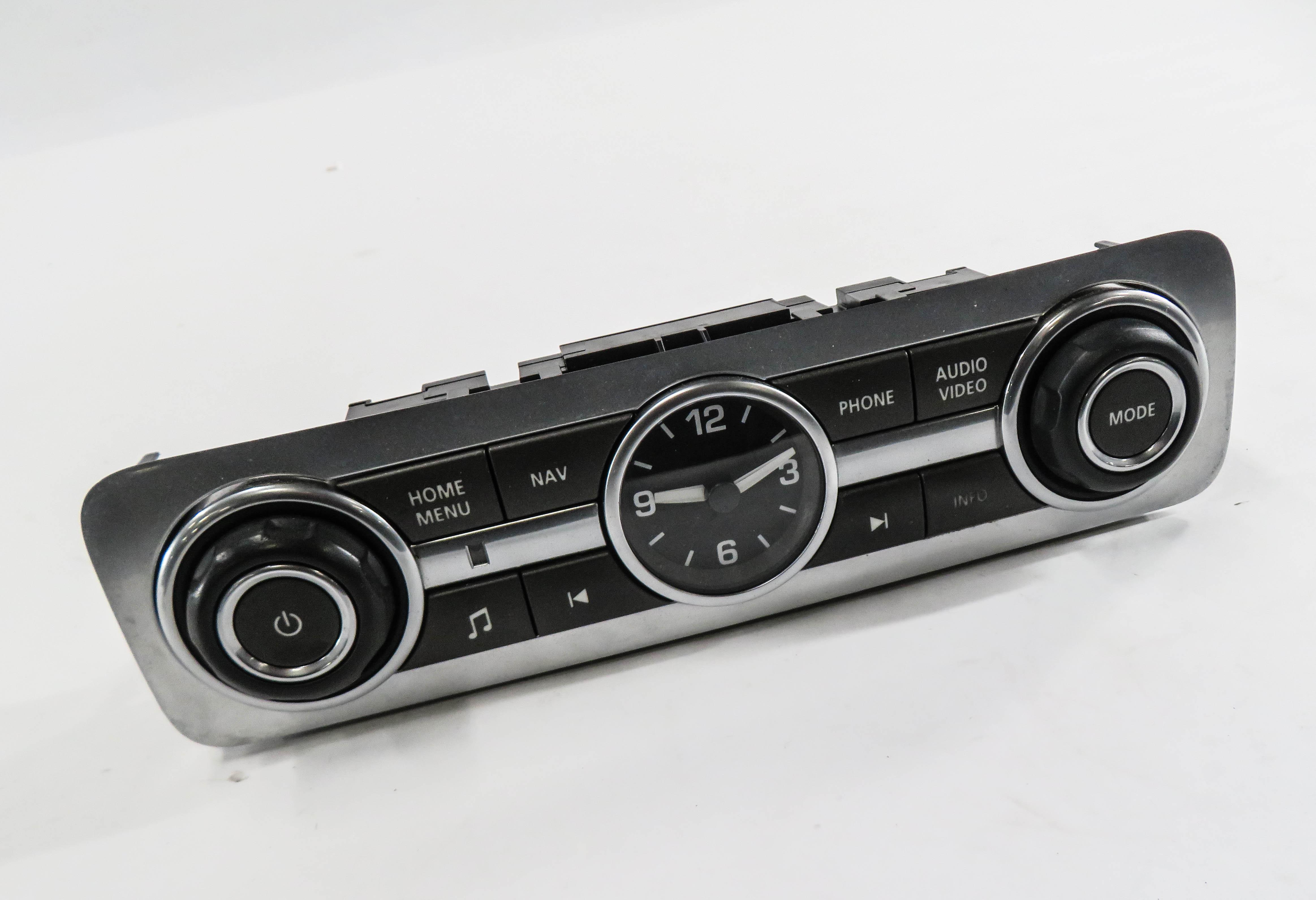 2010-2016 LR4 / RANGE ROVER SPORT (L320) RADIO NAV PHONE VIDEO CLOCK INFO SWITCH — exact item pictured