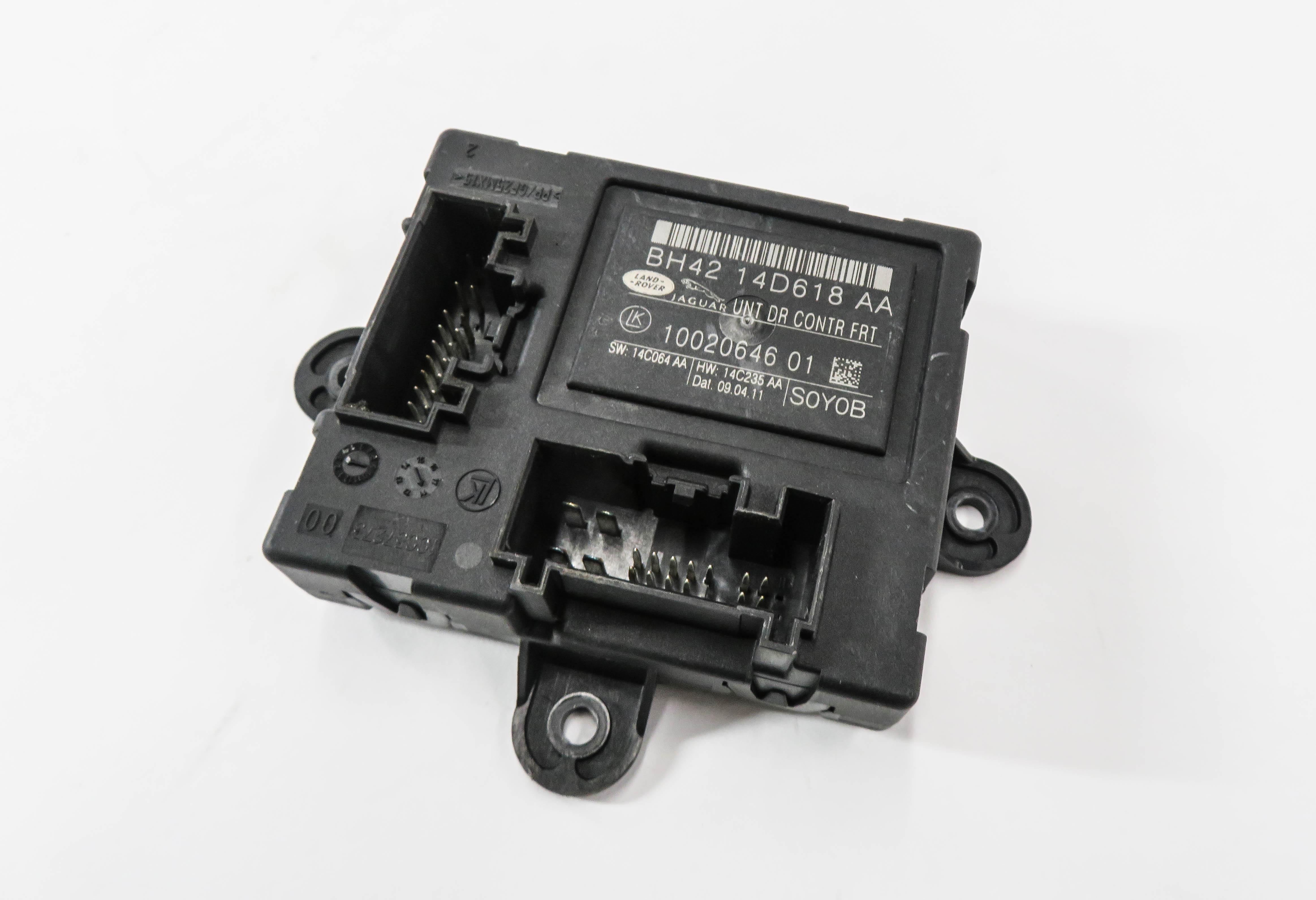 2010-2013 RANGE ROVER SPORT (L320) LEFT FRONT DRIVER DOOR CONTROL MODULE — exact item pictured