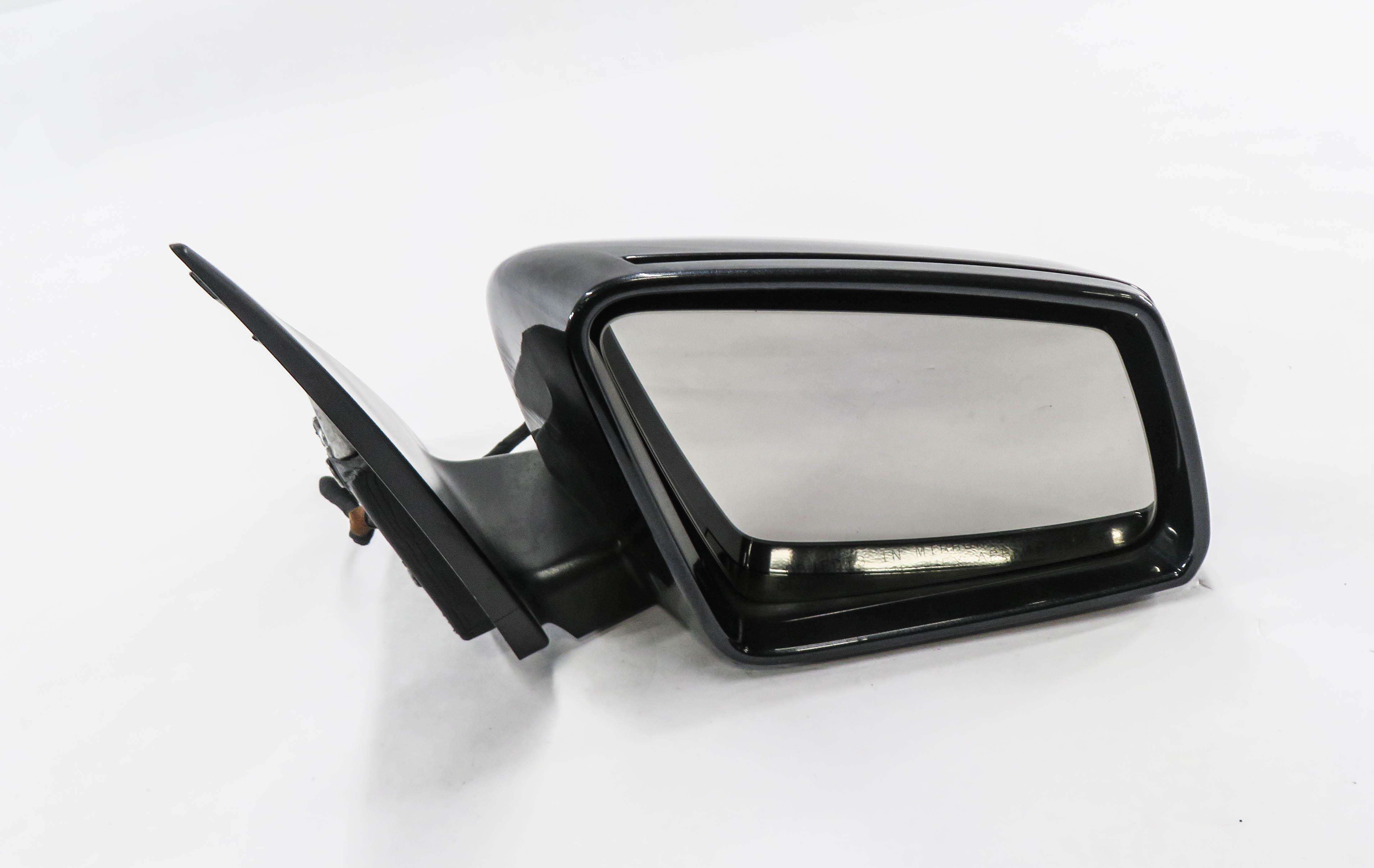 12-14 MERCEDES C250 C300 C350 (W204) RIGHT HEAT AUTODIM MEM DOOR MIRROR (BLACK) — exact item pictured